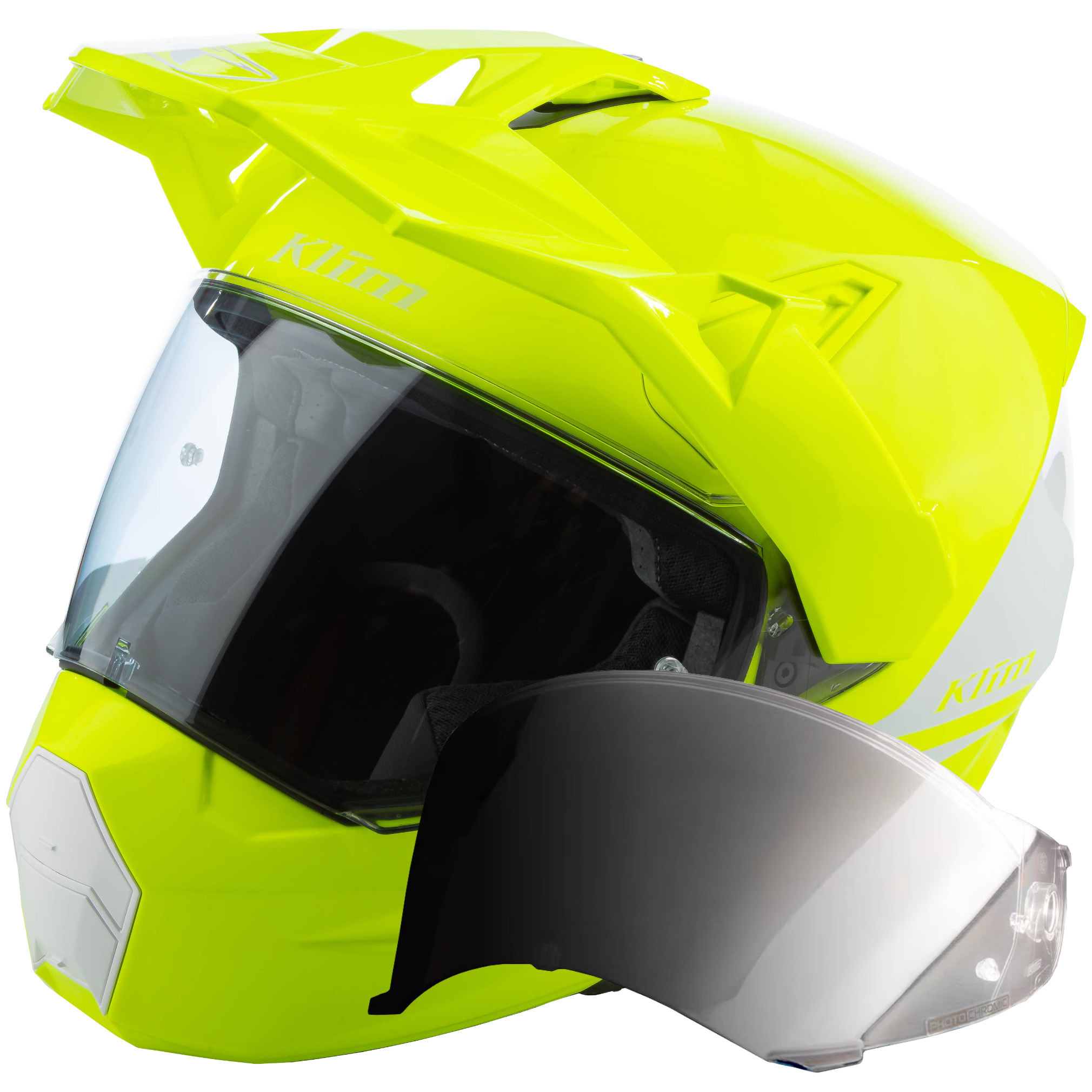 Klim Klim X1 Alpha - Gloss Hi-Vis / White