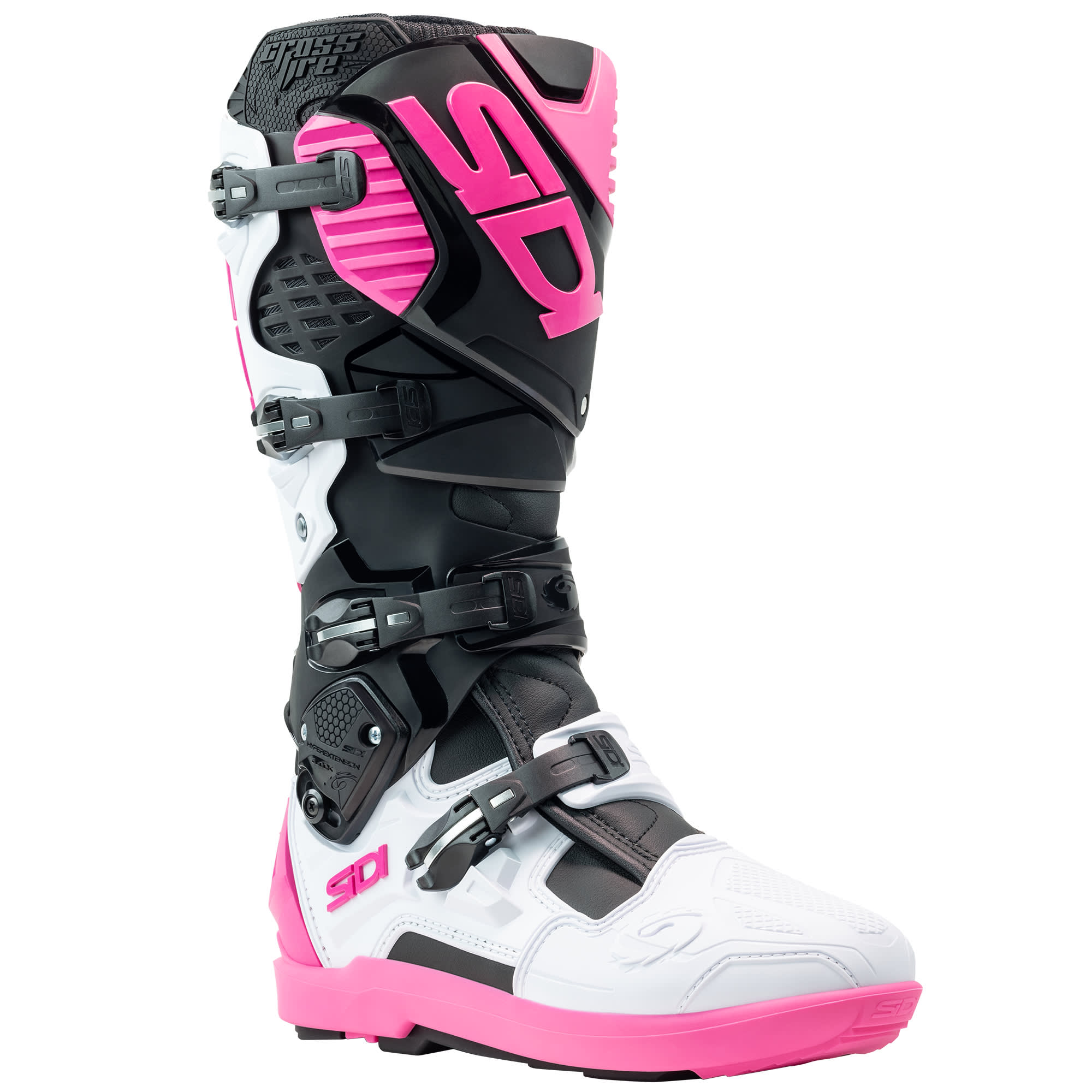 Sidi Sidi Crossfire 3 SRS Boots - Black / White / Pink
