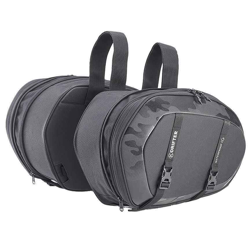 Kappa Kappa DR05 Drifter Expandable Side Bags - 40-52L
