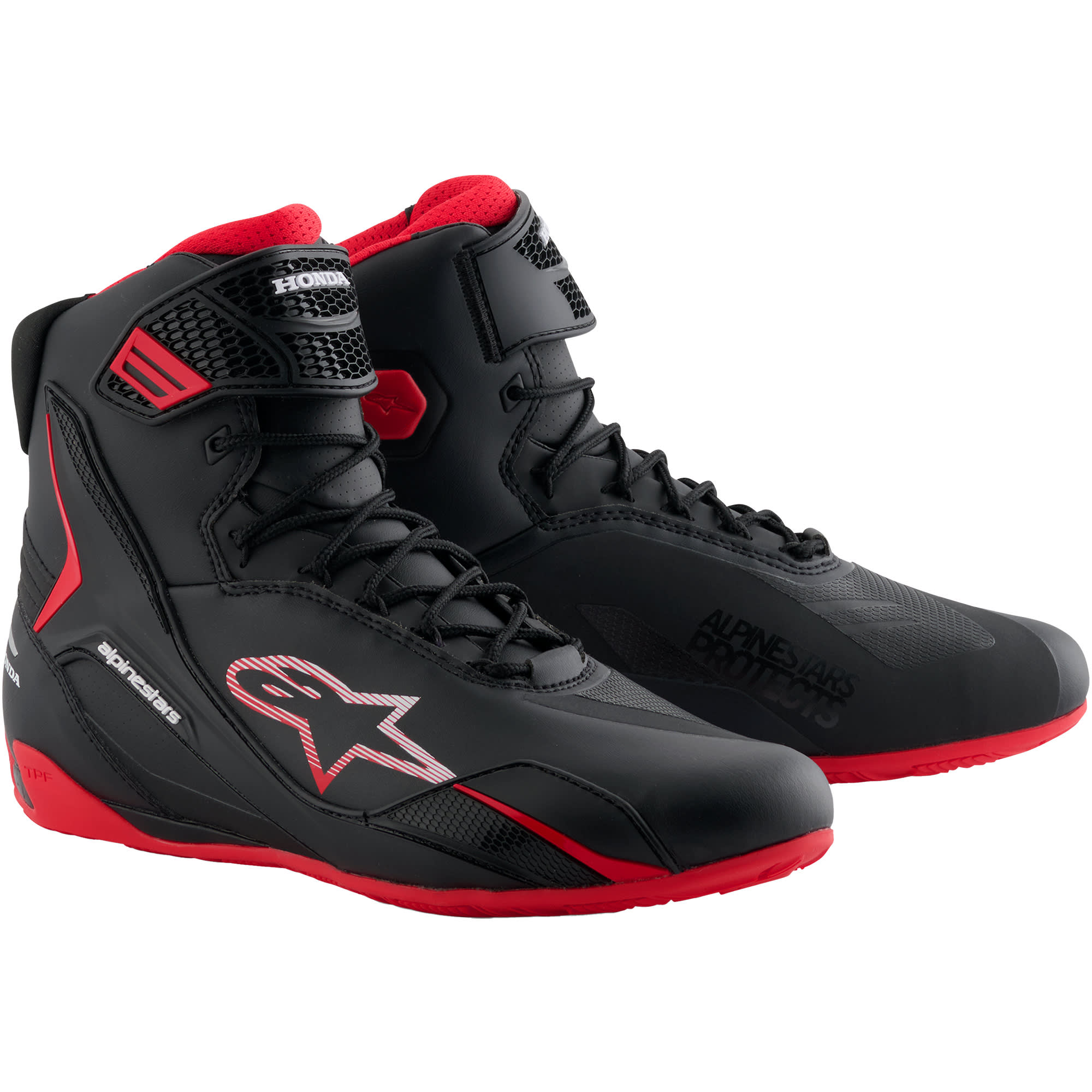 Alpinestars Alpinestars Honda Faster-4 Shoes - Black / Red
