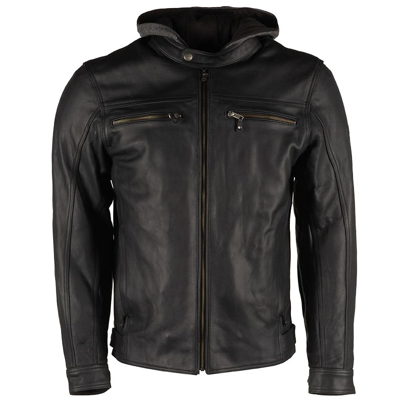 DXR DXR Zack Leather Jacket - Black