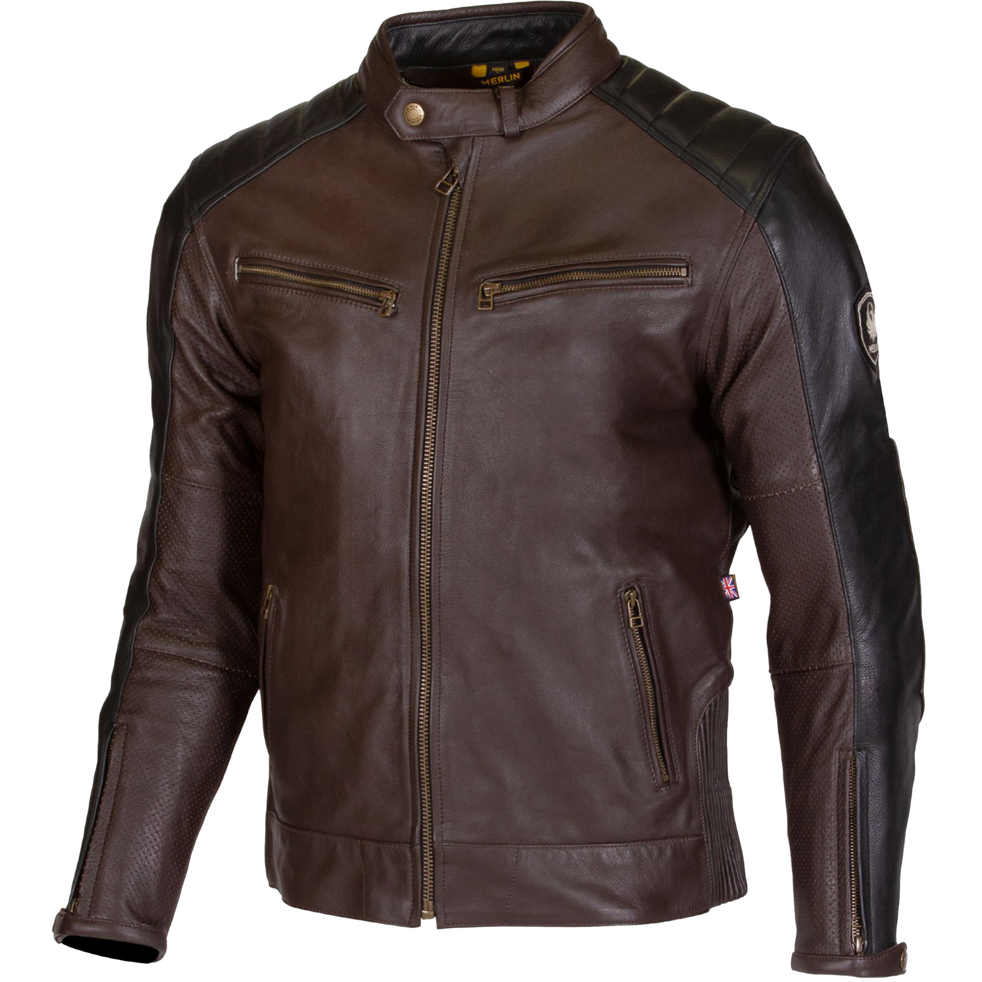Merlin Merlin Chase II D3O Perforated Jacket - Brown / Black