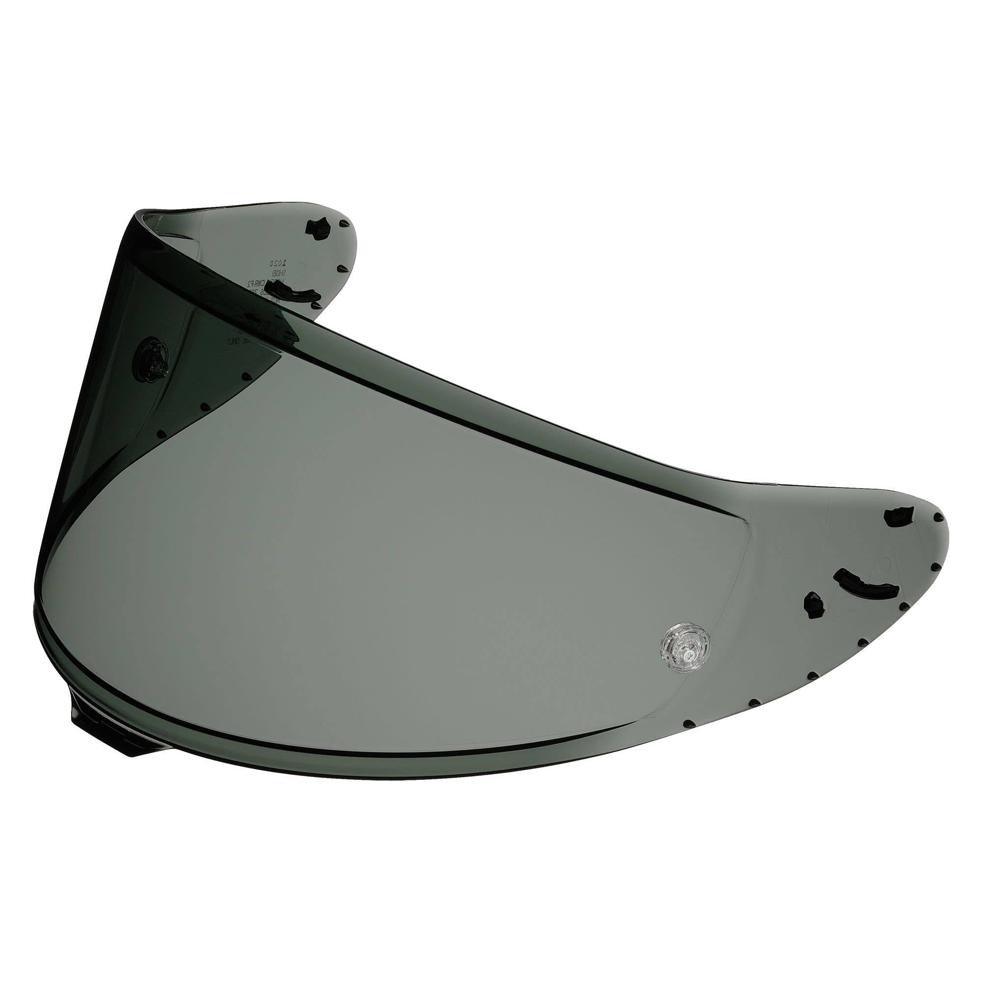Shoei Shoei CWR-F2R Dark Smoke Drilled & Plugged Visor - Not Road Legal