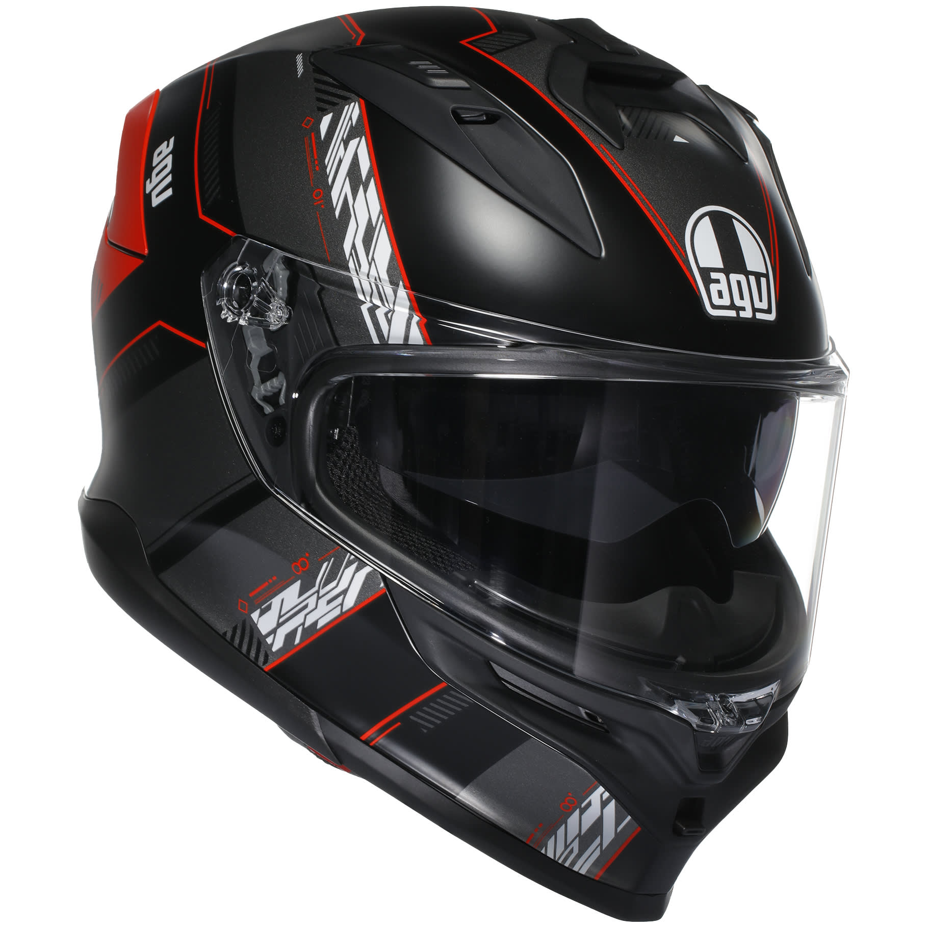 AGV AGV K7 - Kyber Black / Red
