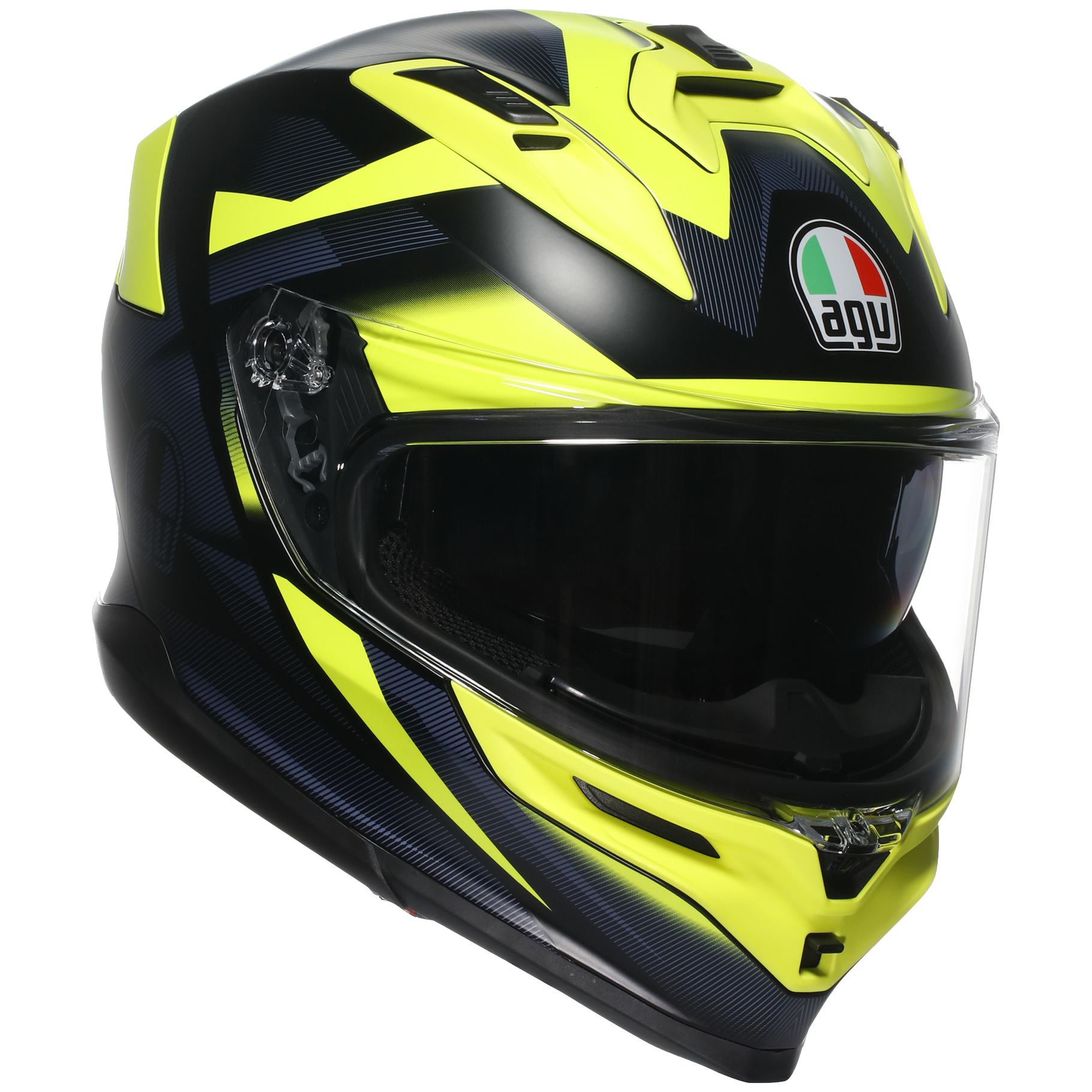 AGV AGV K7 - Glimpse Black / Yellow Fluo
