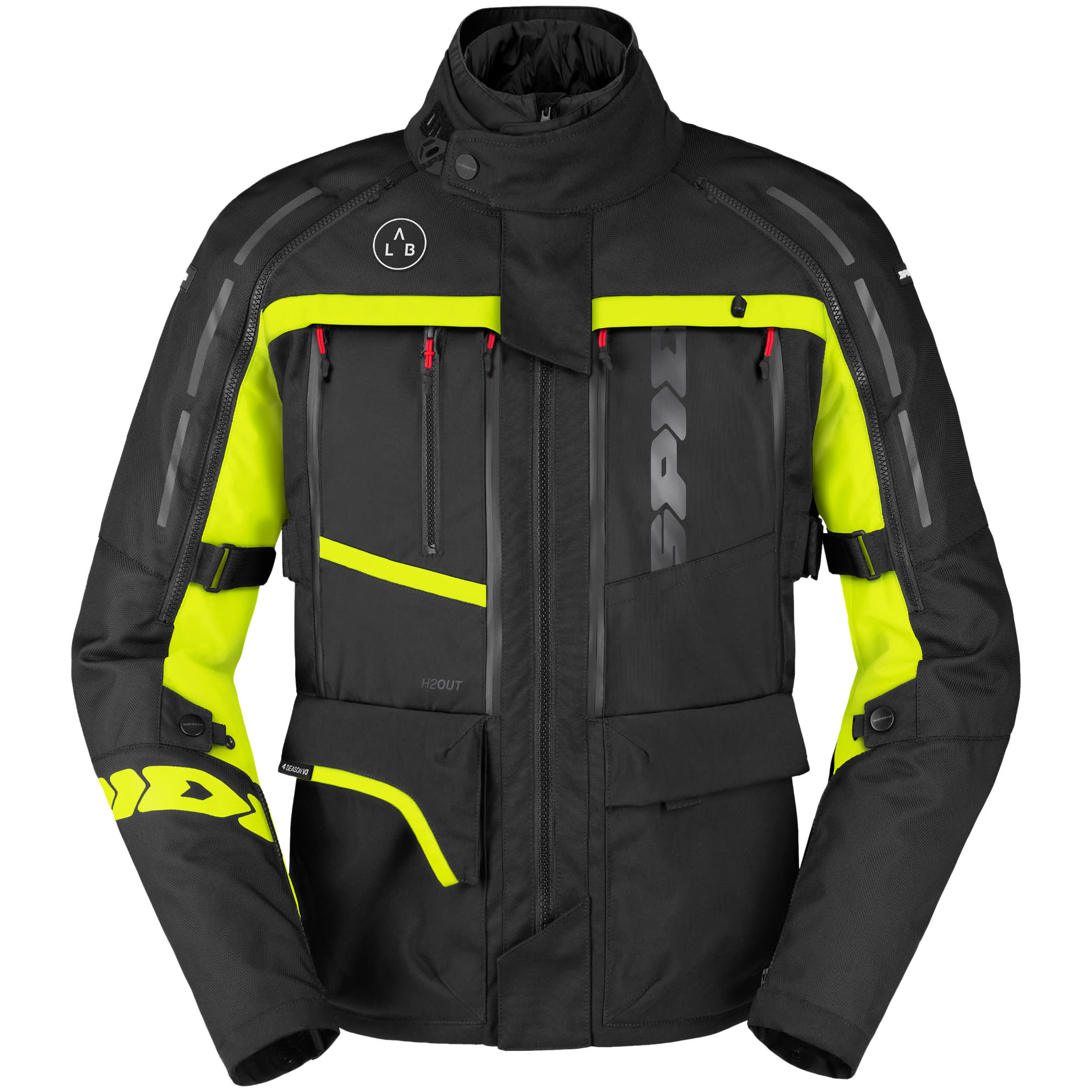 Spidi Spidi 4 Season V3 Textile Jacket - Fluo Yellow