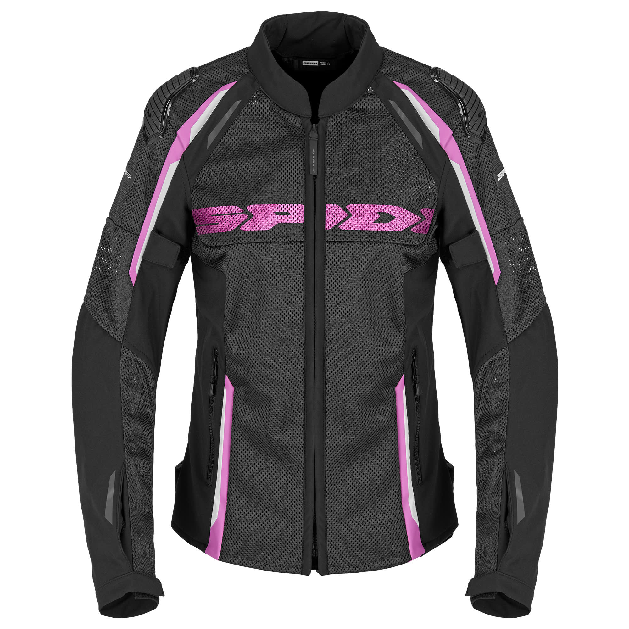 Spidi Spidi Ladies Race Warrior 2 Net Textile Jacket - Black / Fuchsia