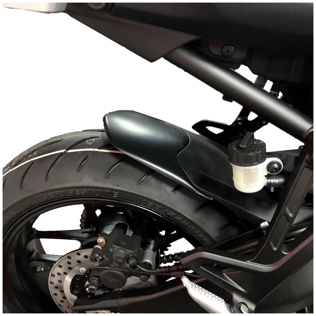 Pyramid Pyramid Hugger Extension Matt Black - Yamaha Tracer 9 / XSR 900