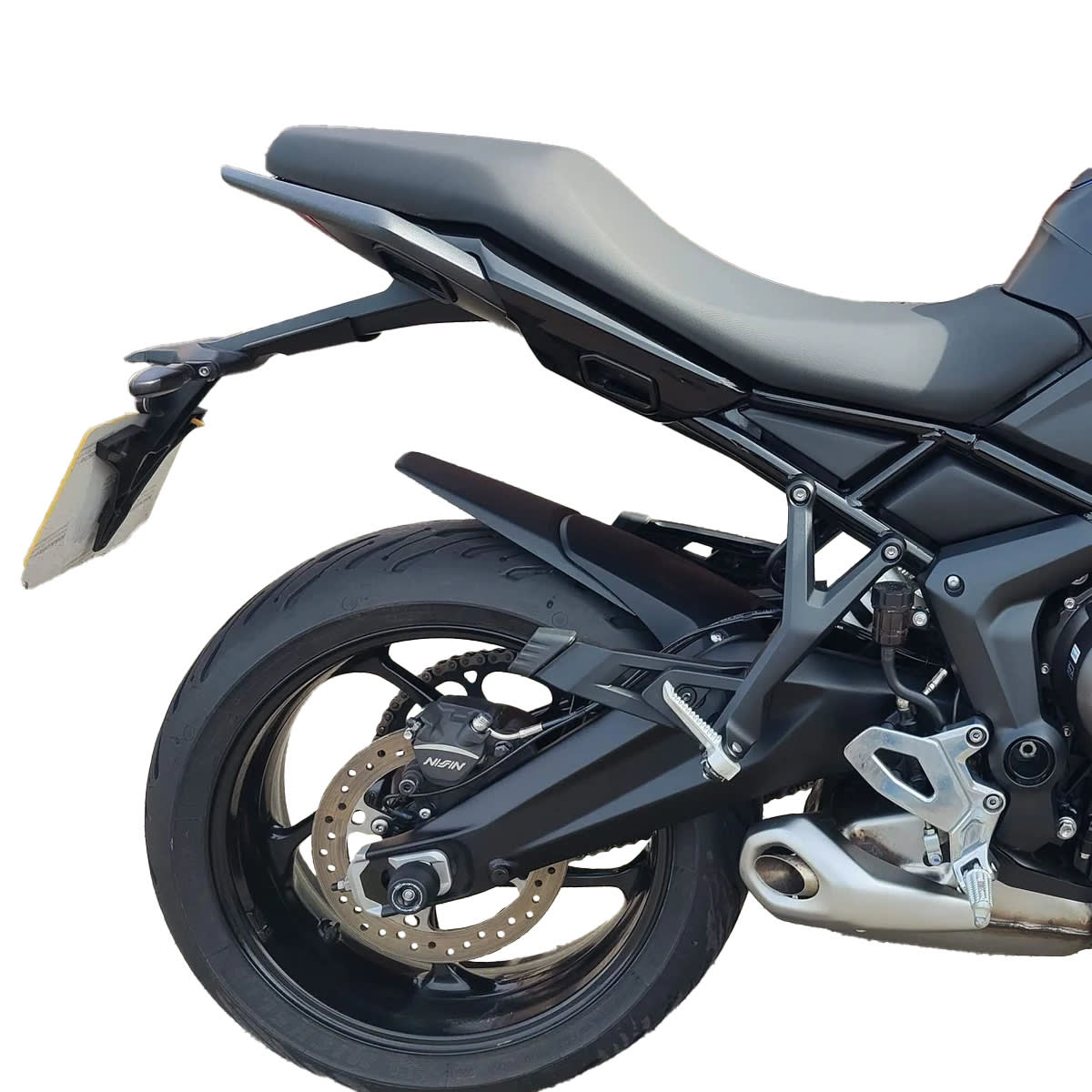 Pyramid Pyramid Hugger Extension Matt Black - Triumph Tiger Sport 660