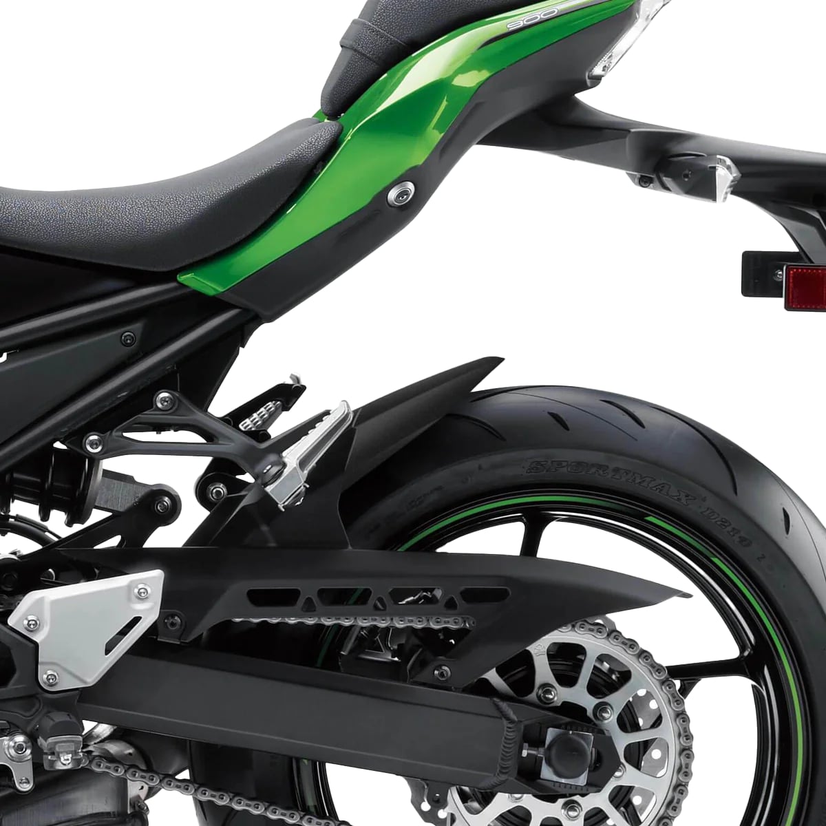 Pyramid Pyramid Hugger Extension Matt Black - Kawasaki Z H2 (20>)