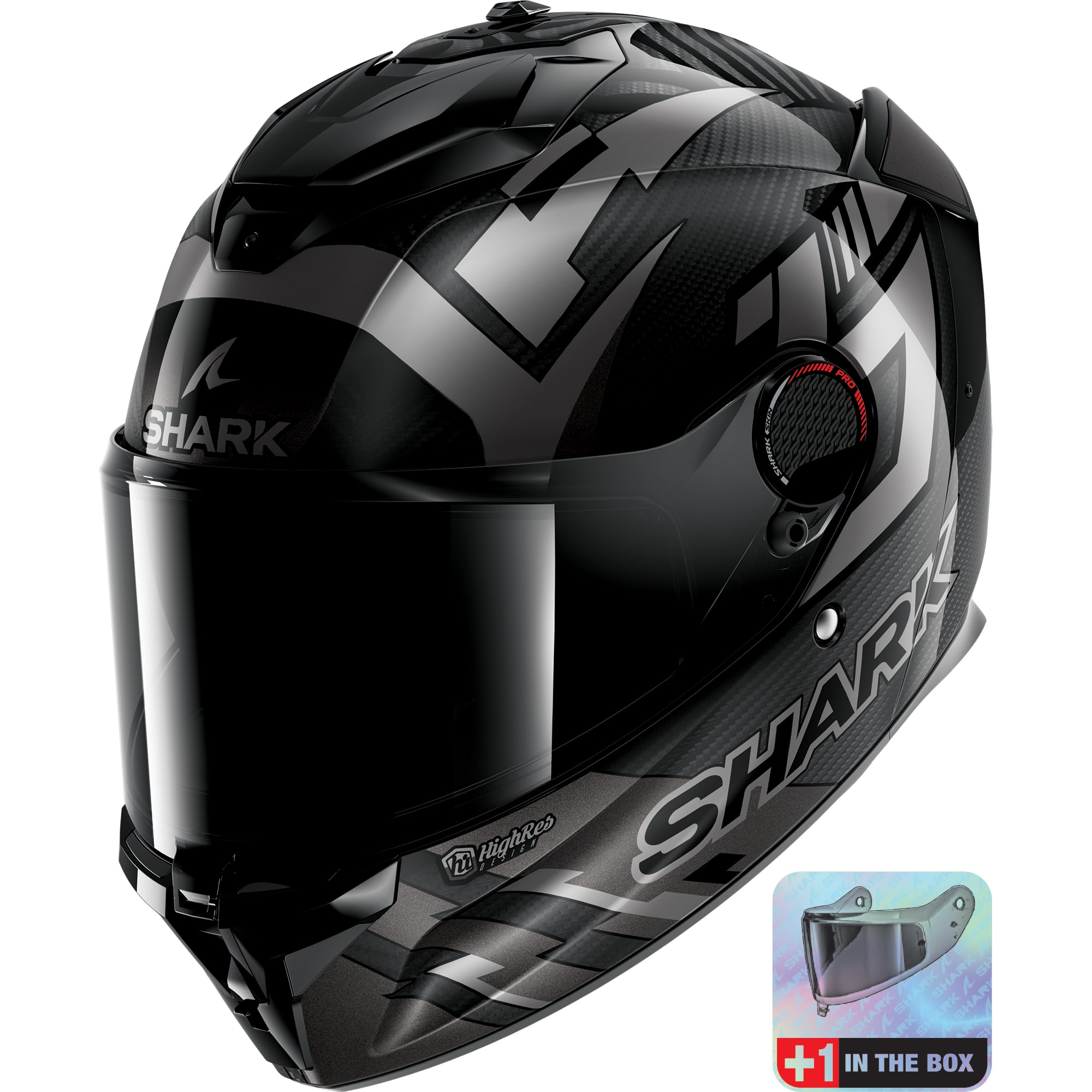 Shark Shark Spartan GT Pro Carbon - Zarco Track Racer Black / Anthracite / White / Carbon