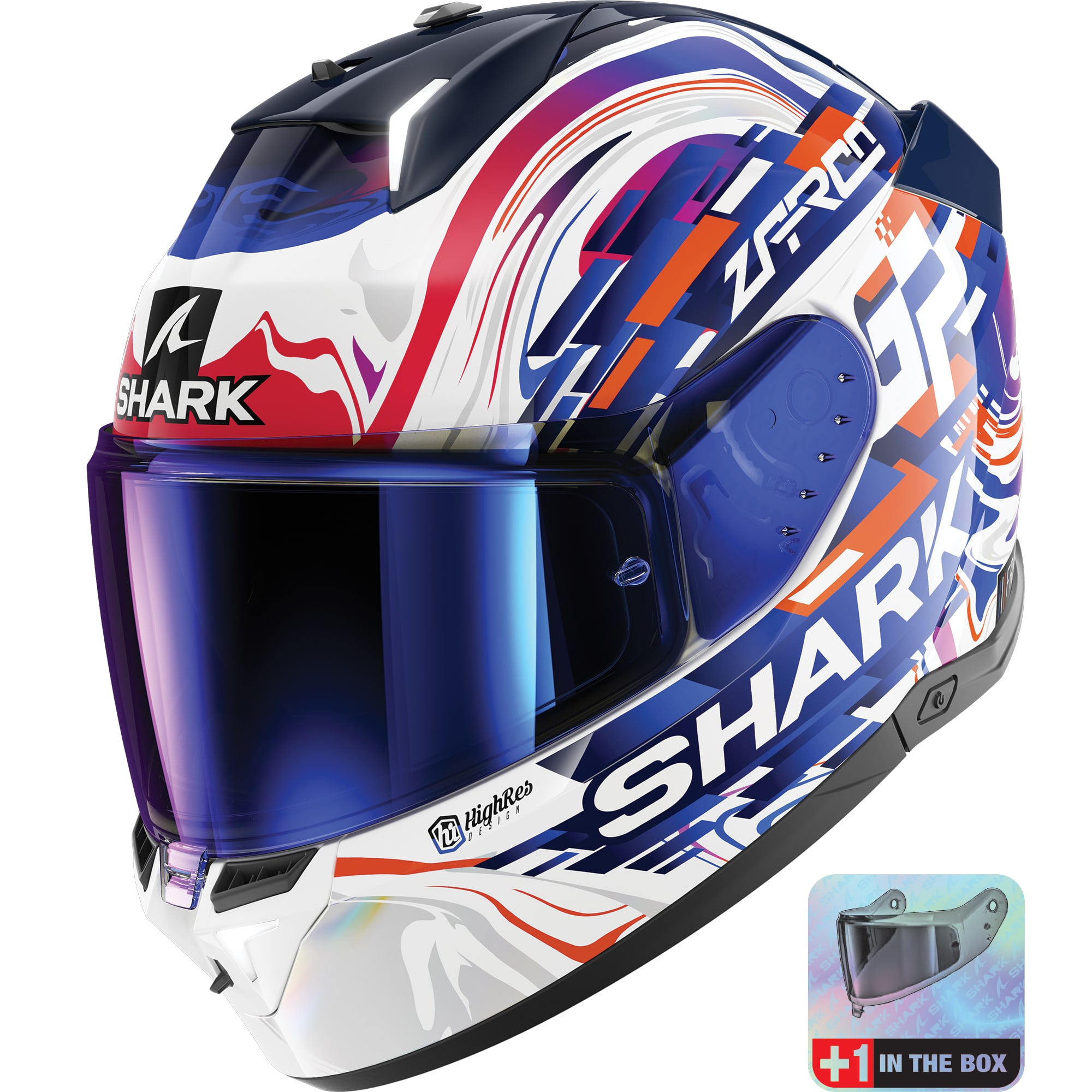 Shark Shark Skwal i3 - Zarco GP FCE 2023 White / Violet / Blue