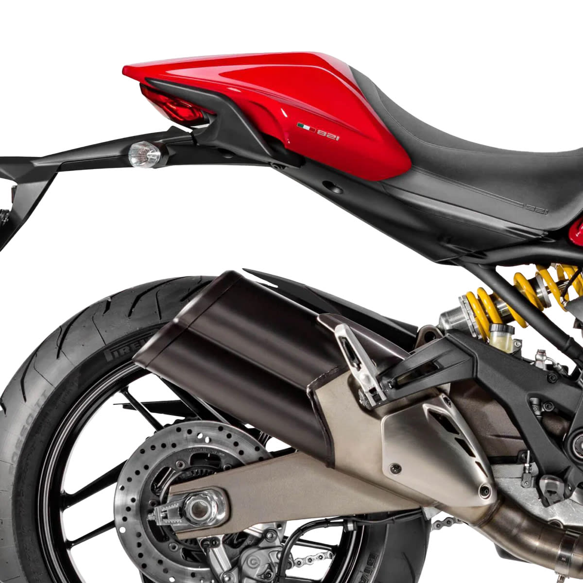 Pyramid Pyramid Hugger Extension Matt Black - Ducati Monster 821 (14>20)