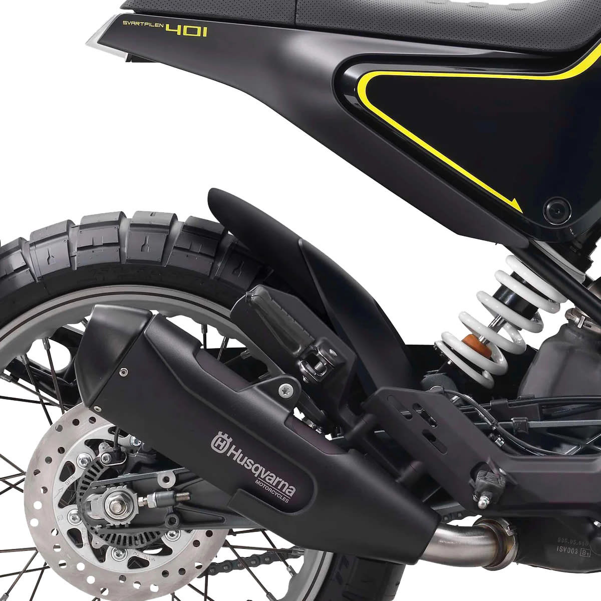 Pyramid Pyramid Hugger Extension Matt Black - Husqvarna Svartpilen / Vitpilen 701  (19>)