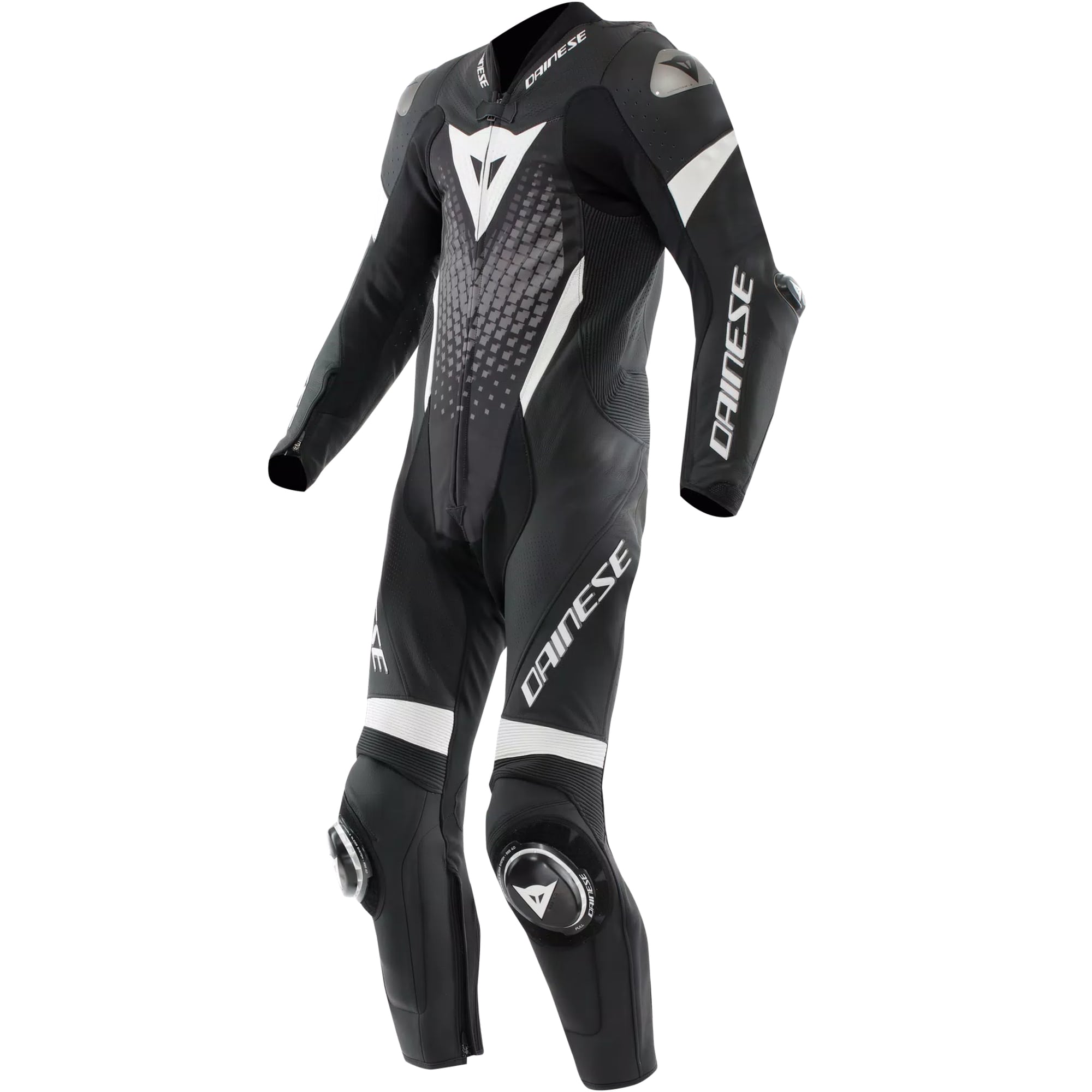 Dainese Dainese Laguna Seca 6 Perforated One Piece Leather Suit - Black / White / Anthracite
