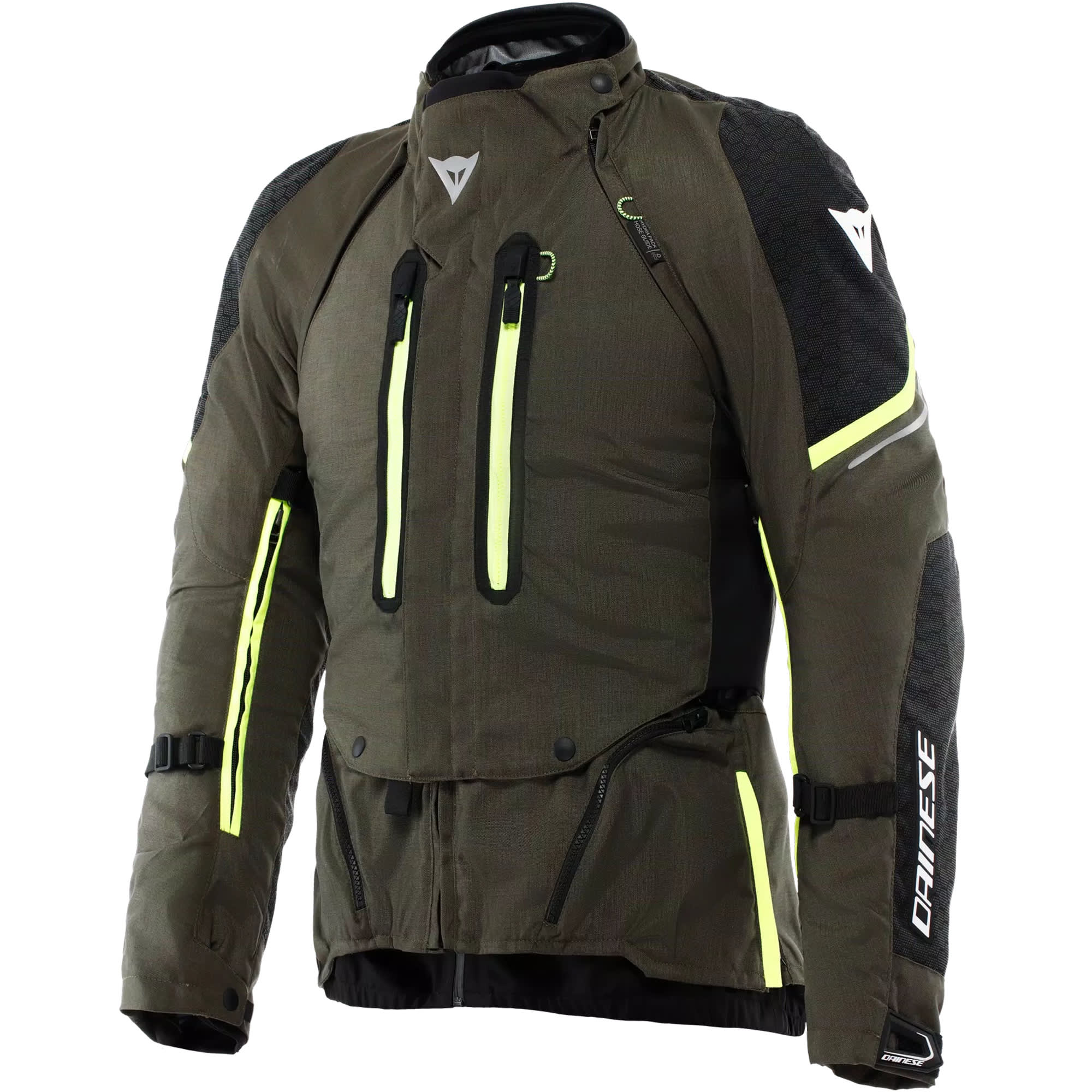 Dainese Dainese Super Adventure Absoluteshell Textile Jacket - Tarmac / Black / Fluo Yellow