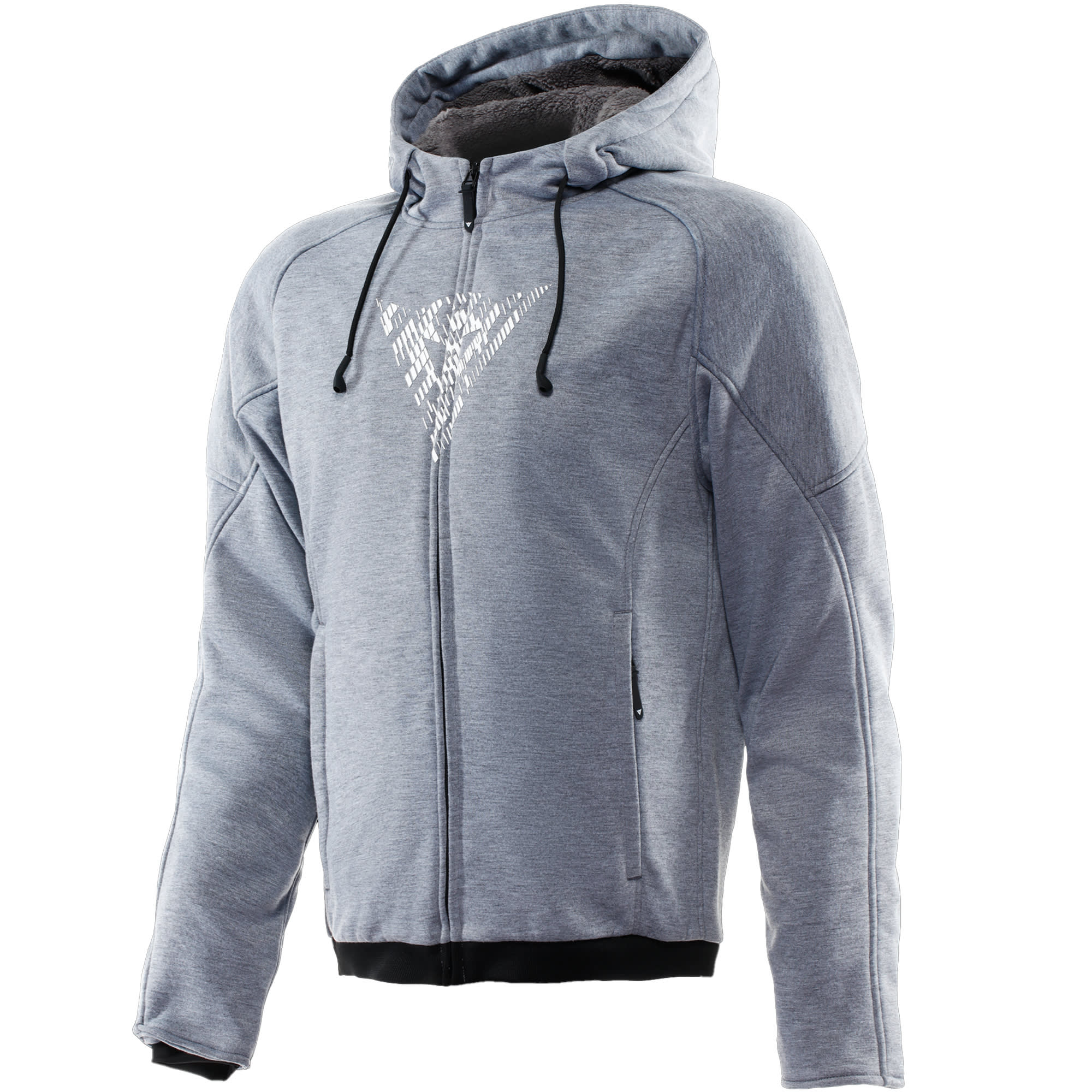Dainese Dainese Bovisa Safety Full Zip Hoodie - Grey Melange / Black
