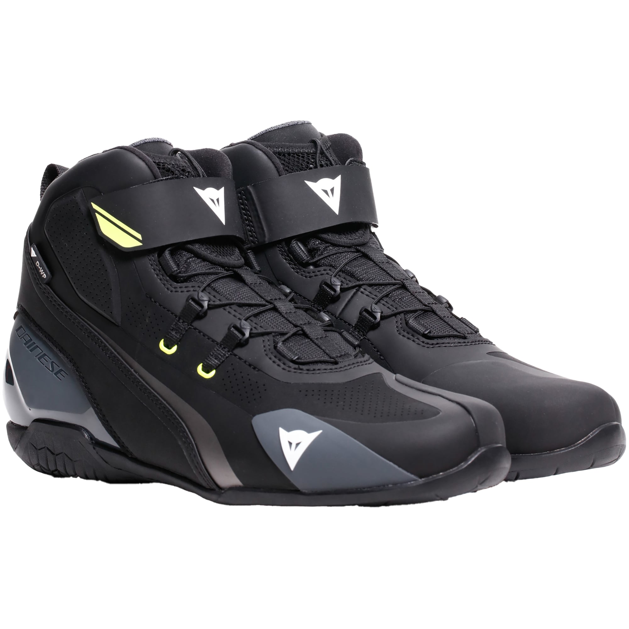 Dainese Dainese Herian D-WP Boots - Black / White / Fluo Yellow
