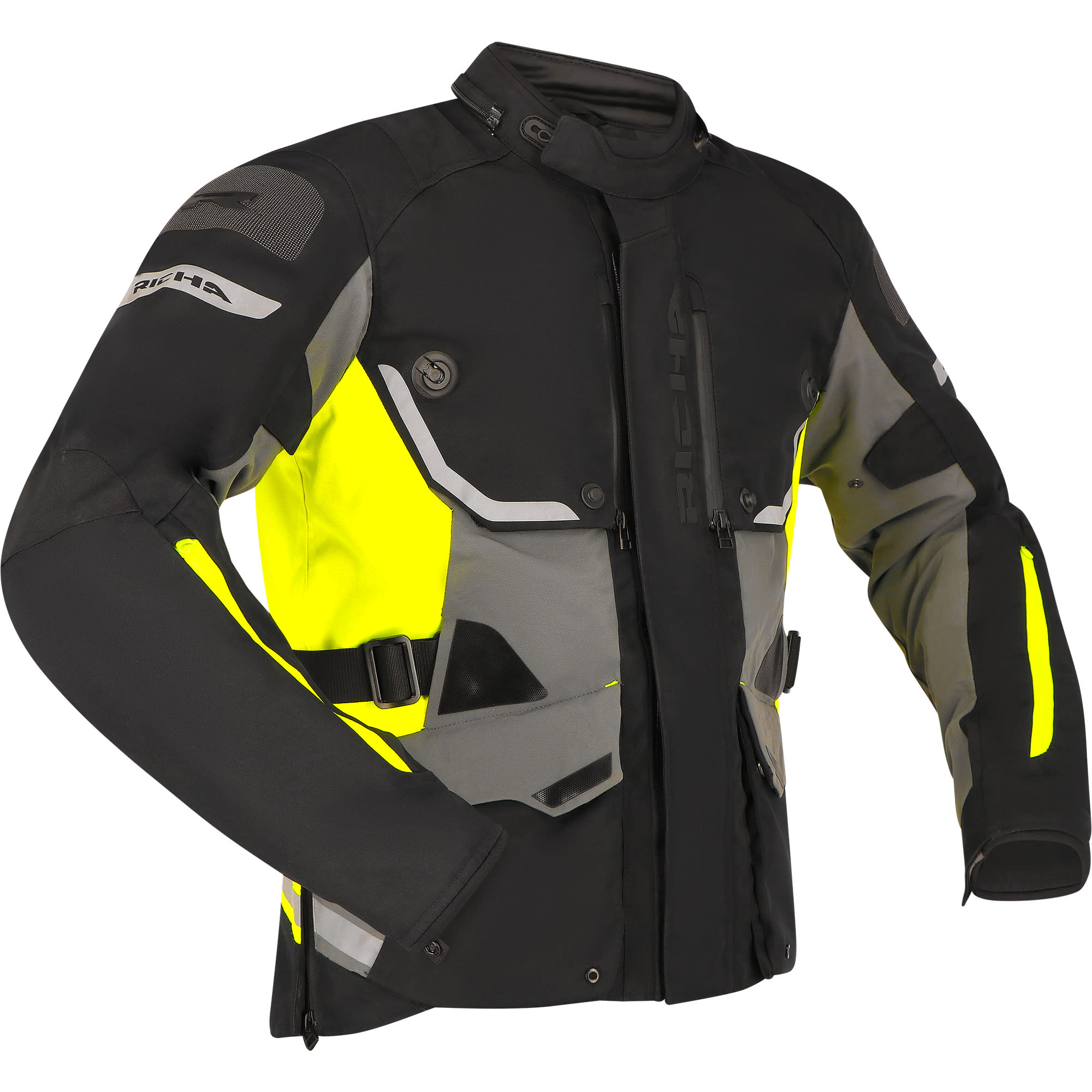 Richa Richa Infinity 3 Pro Textile Jacket - Black / Anthracite / Fluo Yellow