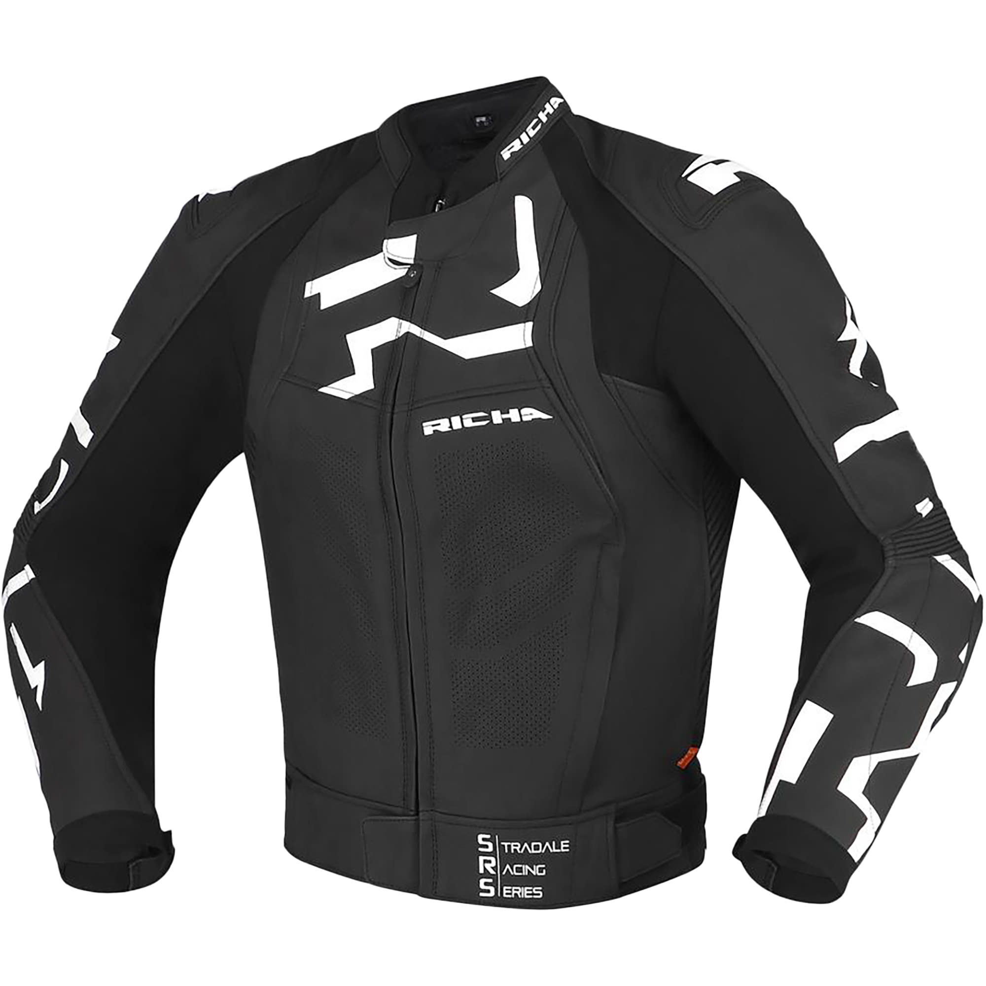 Richa Richa Stradale Leather Jacket - Black / White