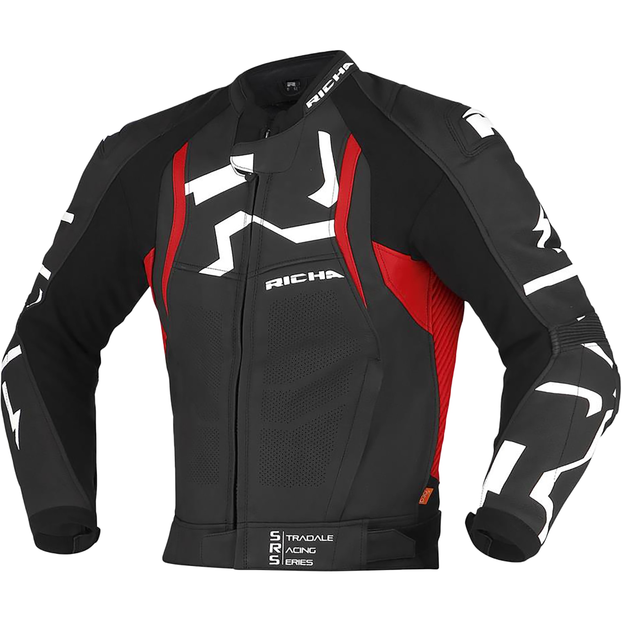 Richa Richa Stradale Leather Jacket - Black / Red