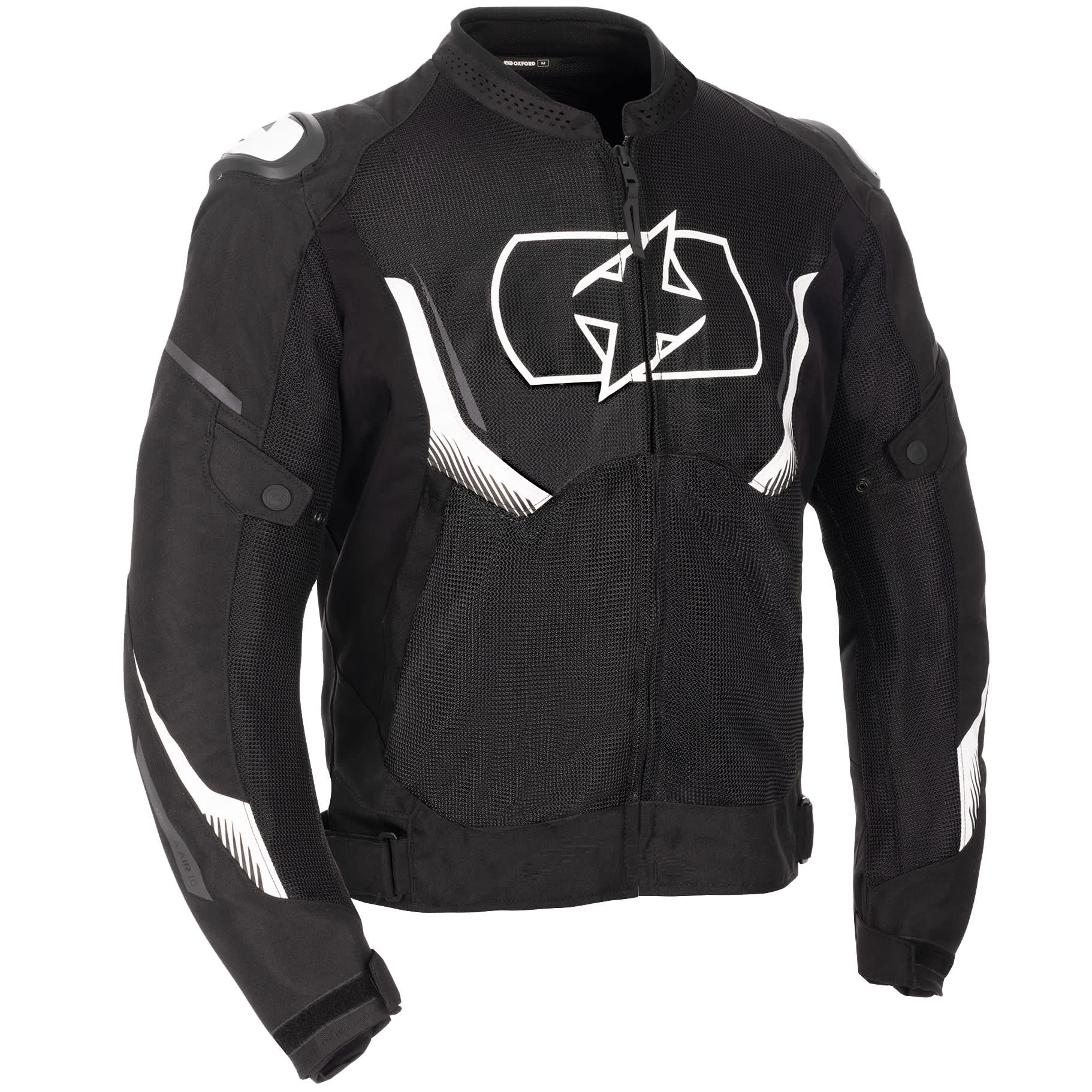 Oxford Clothing Oxford Omega 1.0 Air Textile Jacket - Black / White