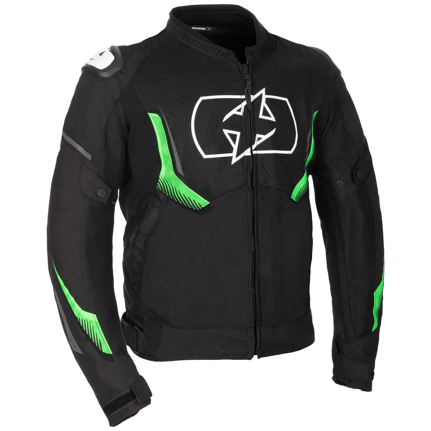 Oxford Clothing Oxford Omega 1.0 Air Textile Jacket - Black / Green