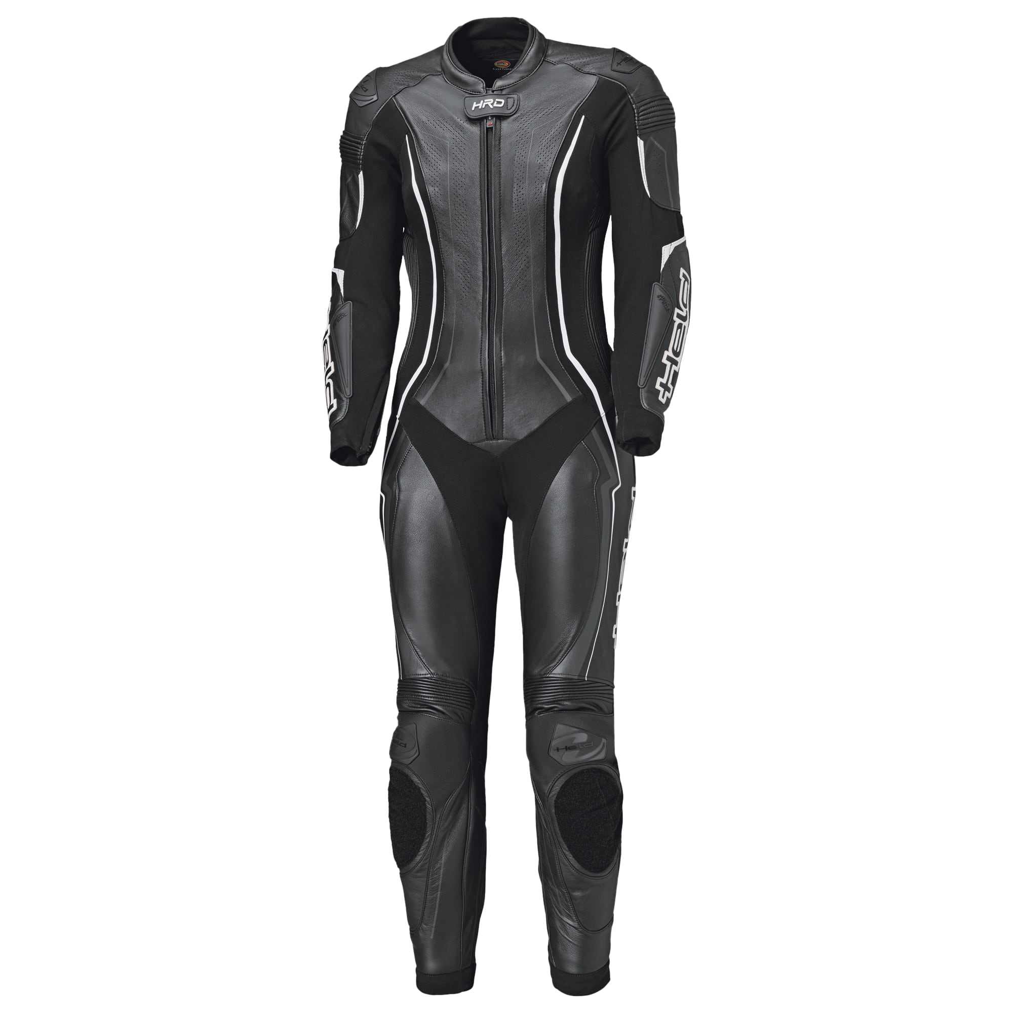Held Held Ladies Ayana 3 One Piece Leather Suit - Black / White
