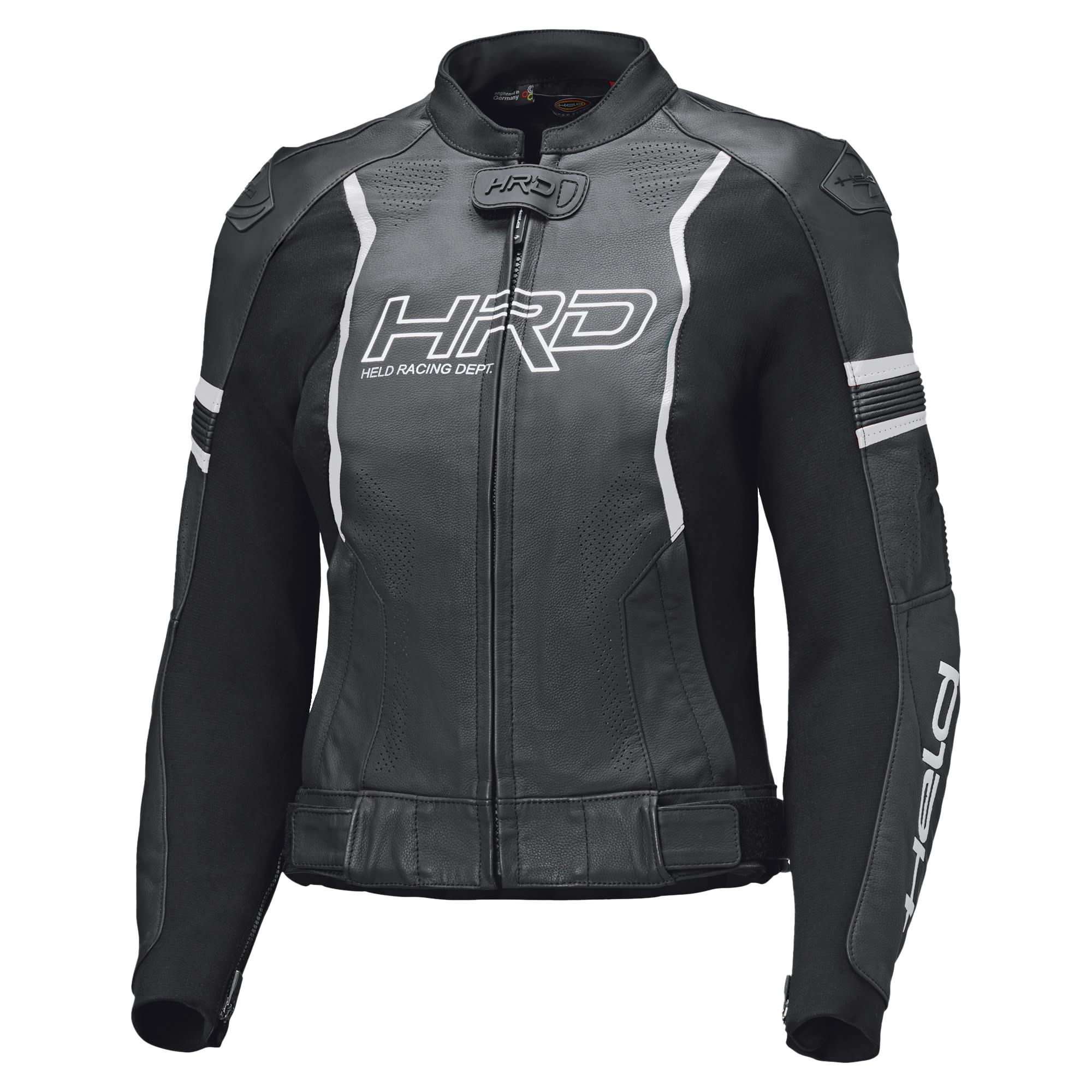 Held Held Ladies Street 4 Leather Jacket - Black / White