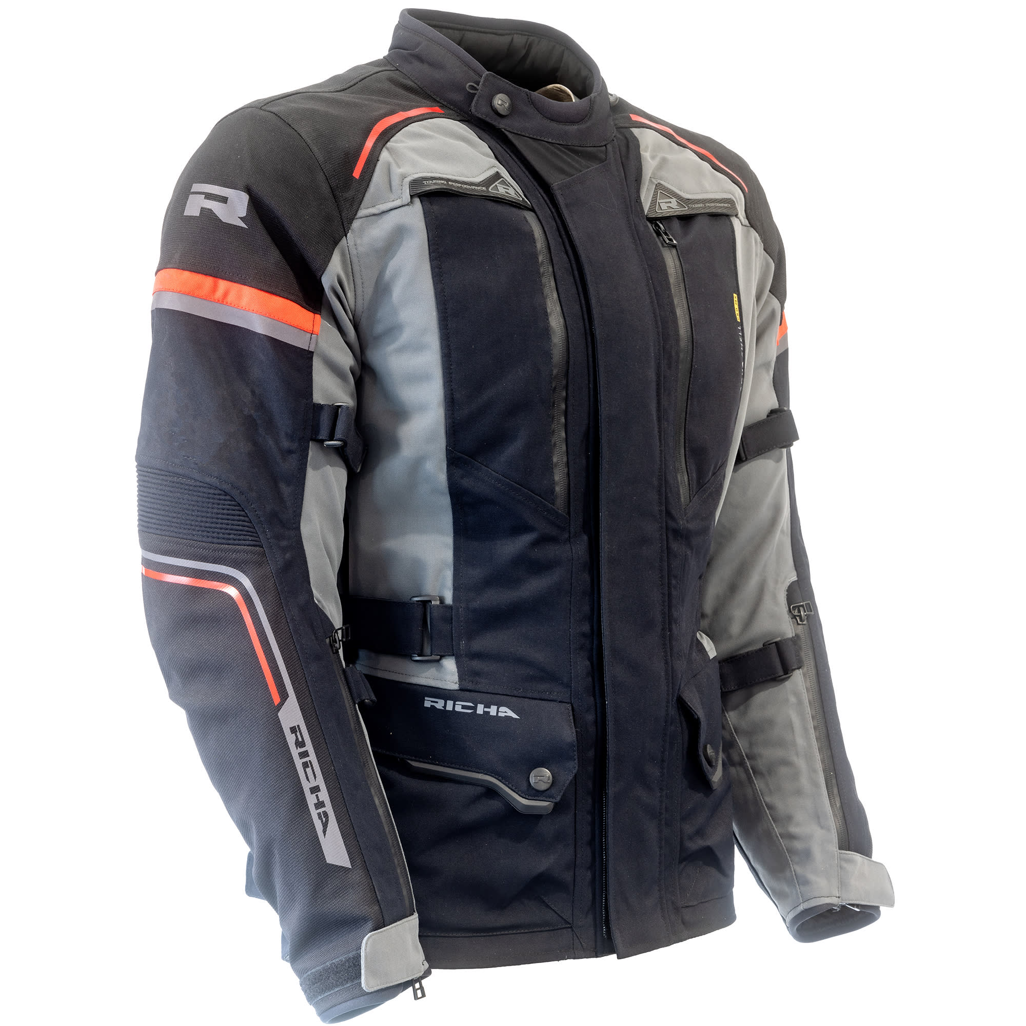Richa Richa Infinity Prime Laminated Jacket - Black / Grey / Red