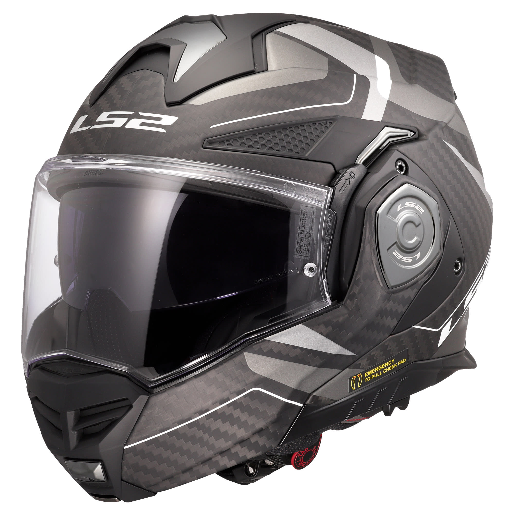 LS2 LS2 Advant X Carbon - Horizon Silver / Grey