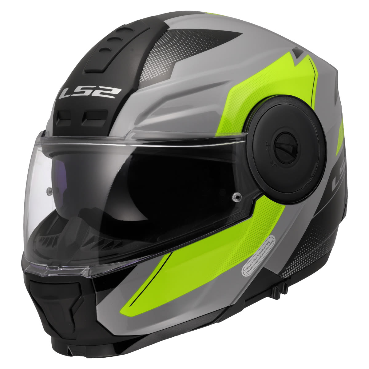 LS2 LS2 Scope II - Duria Grey / Hi-Vis Yellow