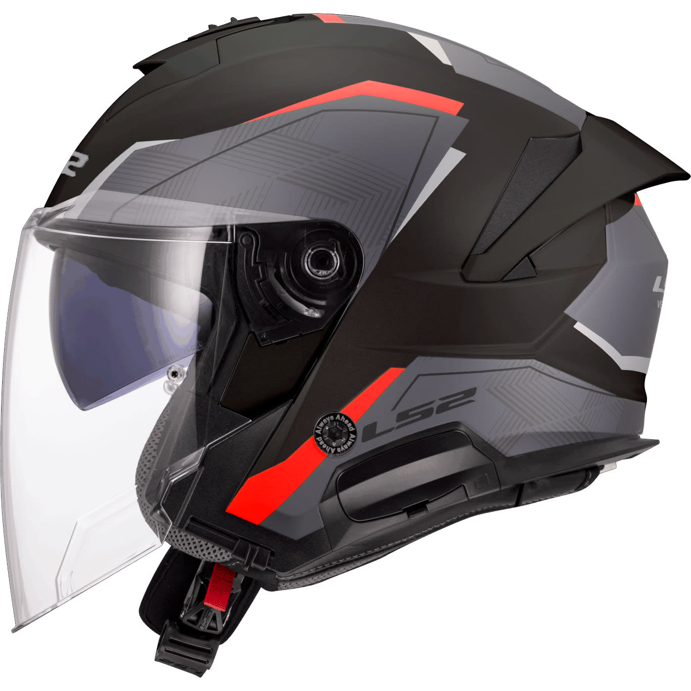 LS2 LS2 Verso II - Air Black / Red