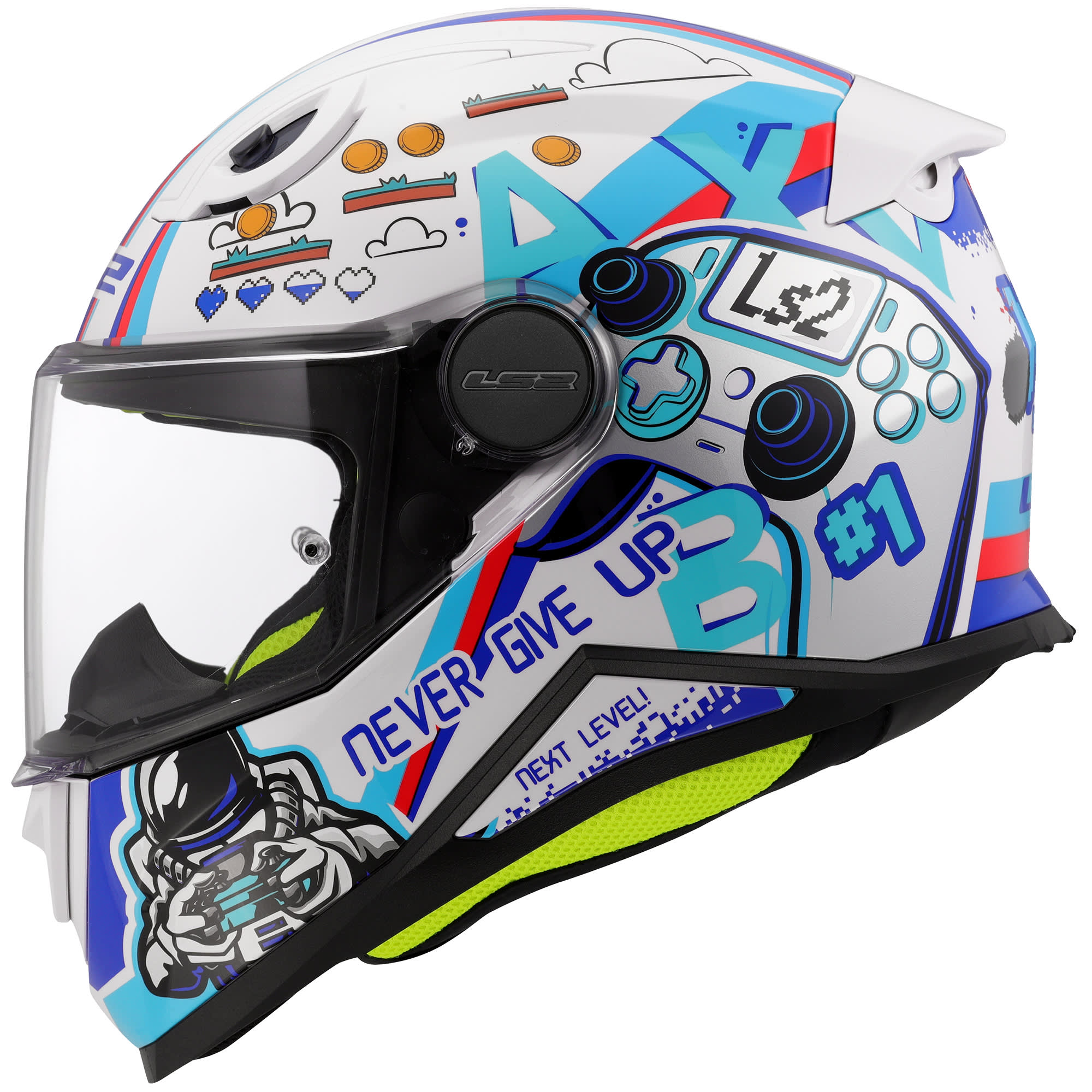 LS2 LS2 Kid - Next Level White