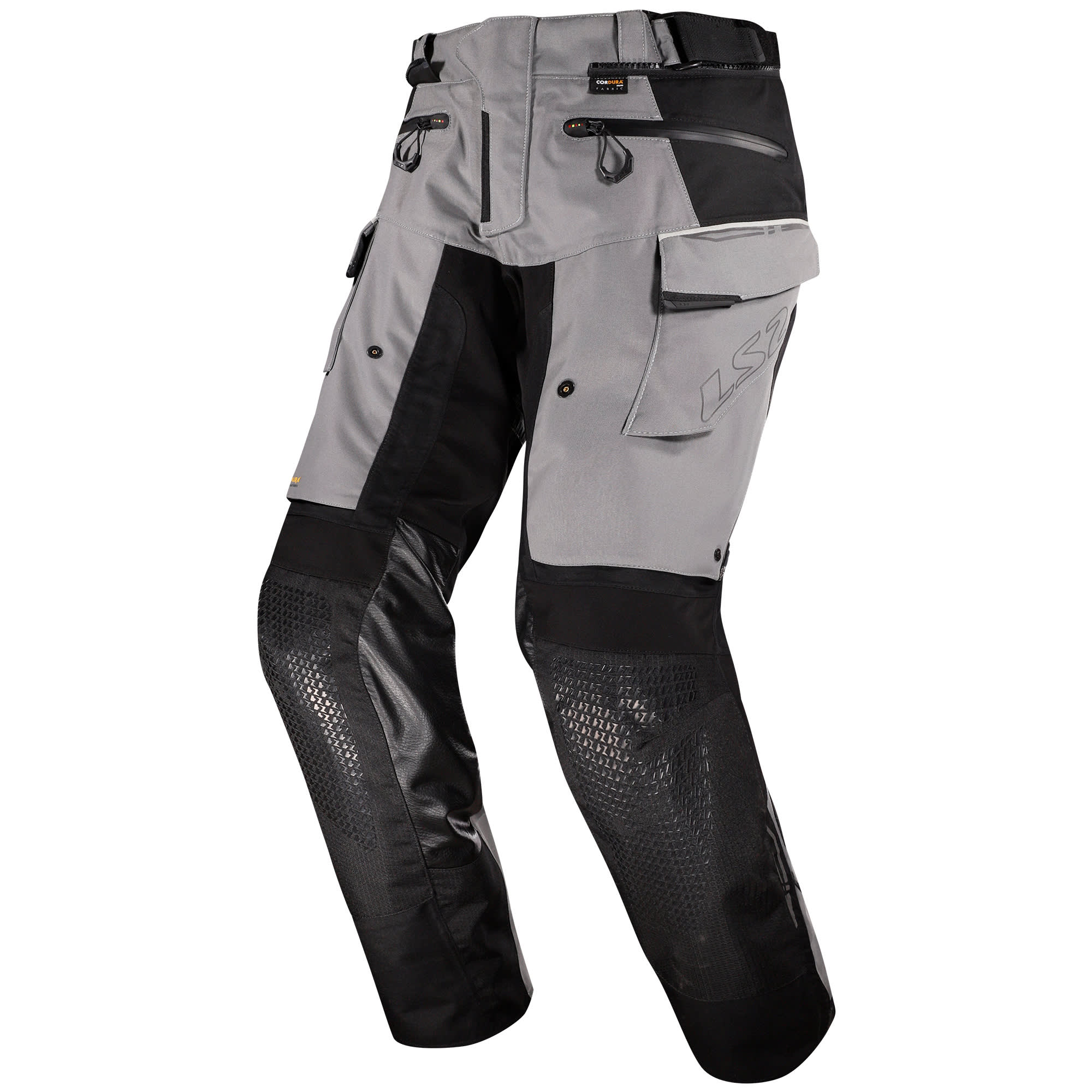 LS2 LS2 Apollo Textile Trousers - Black / Dark Grey