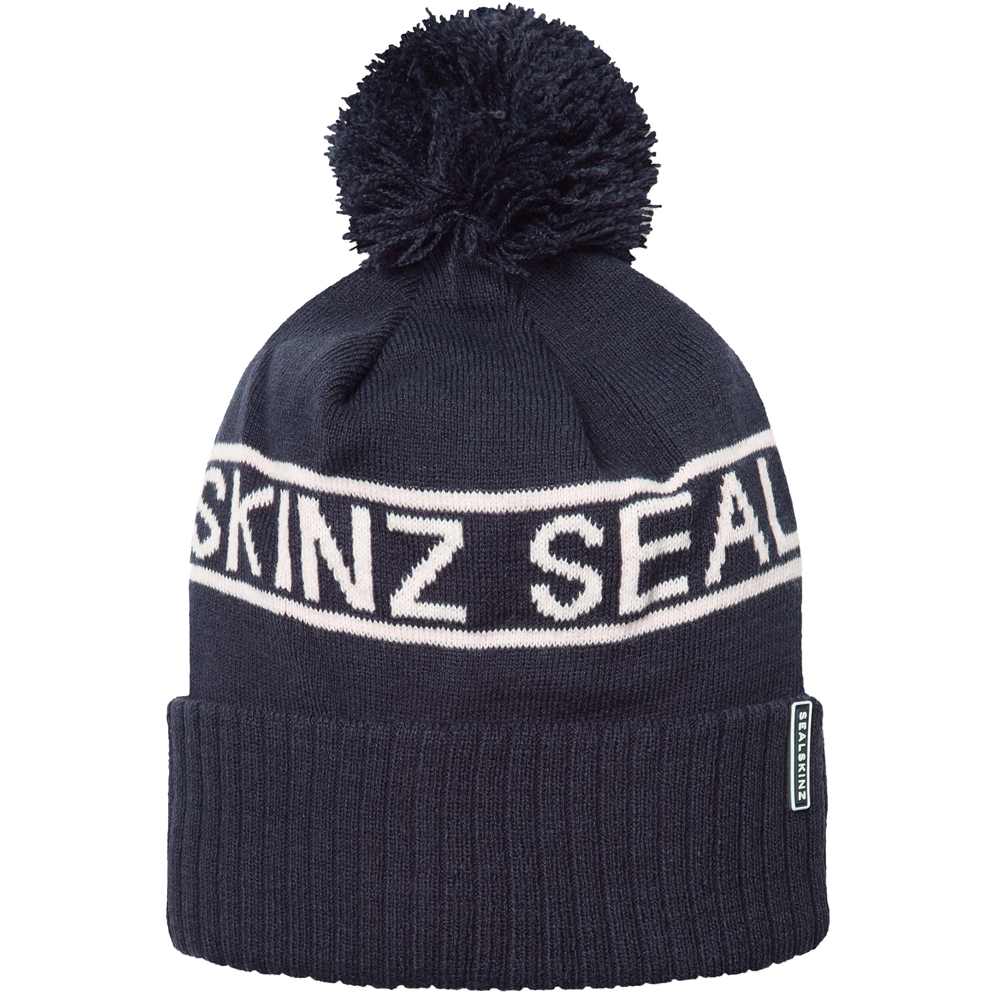 Sealskinz Sealskinz Heacham Waterproof Bobble Hat - Navy / Cream