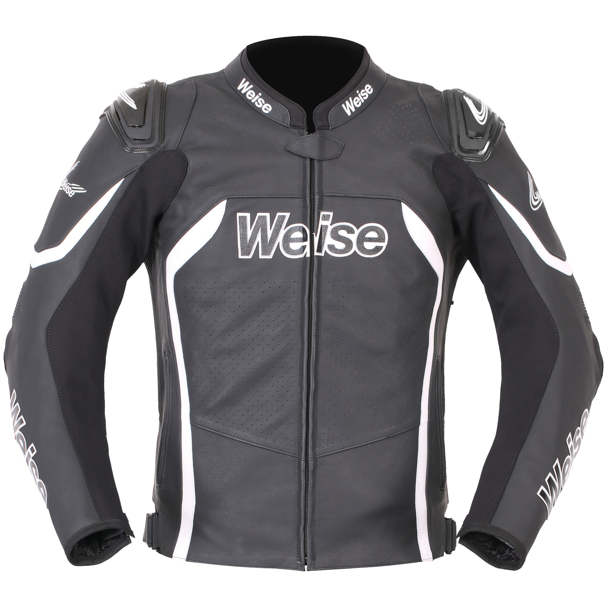 Weise Weise Tornado 2.0 Leather Jacket - Black / White