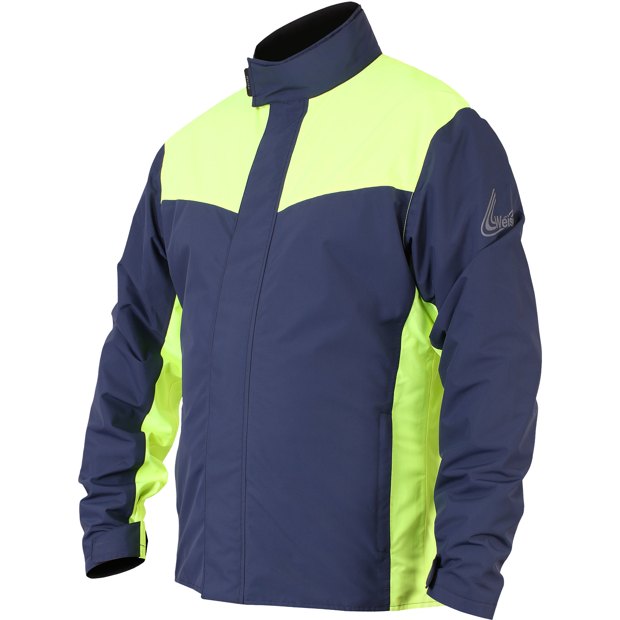 Weise Weise Tempest Lined Jacket - Blue / Neon Yellow