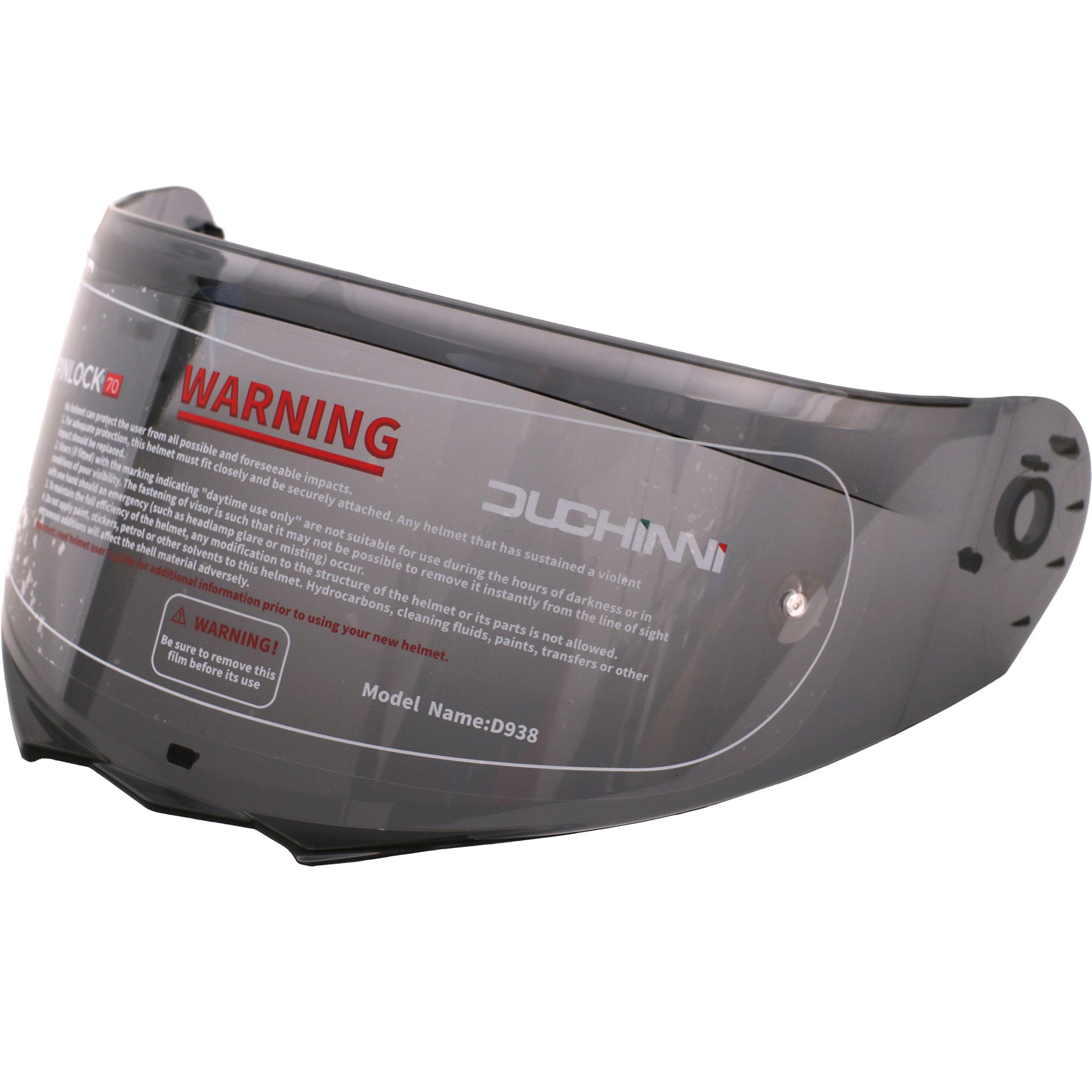 Duchinni Duchinni D938 Dark Smoke Visor - Not Road Legal