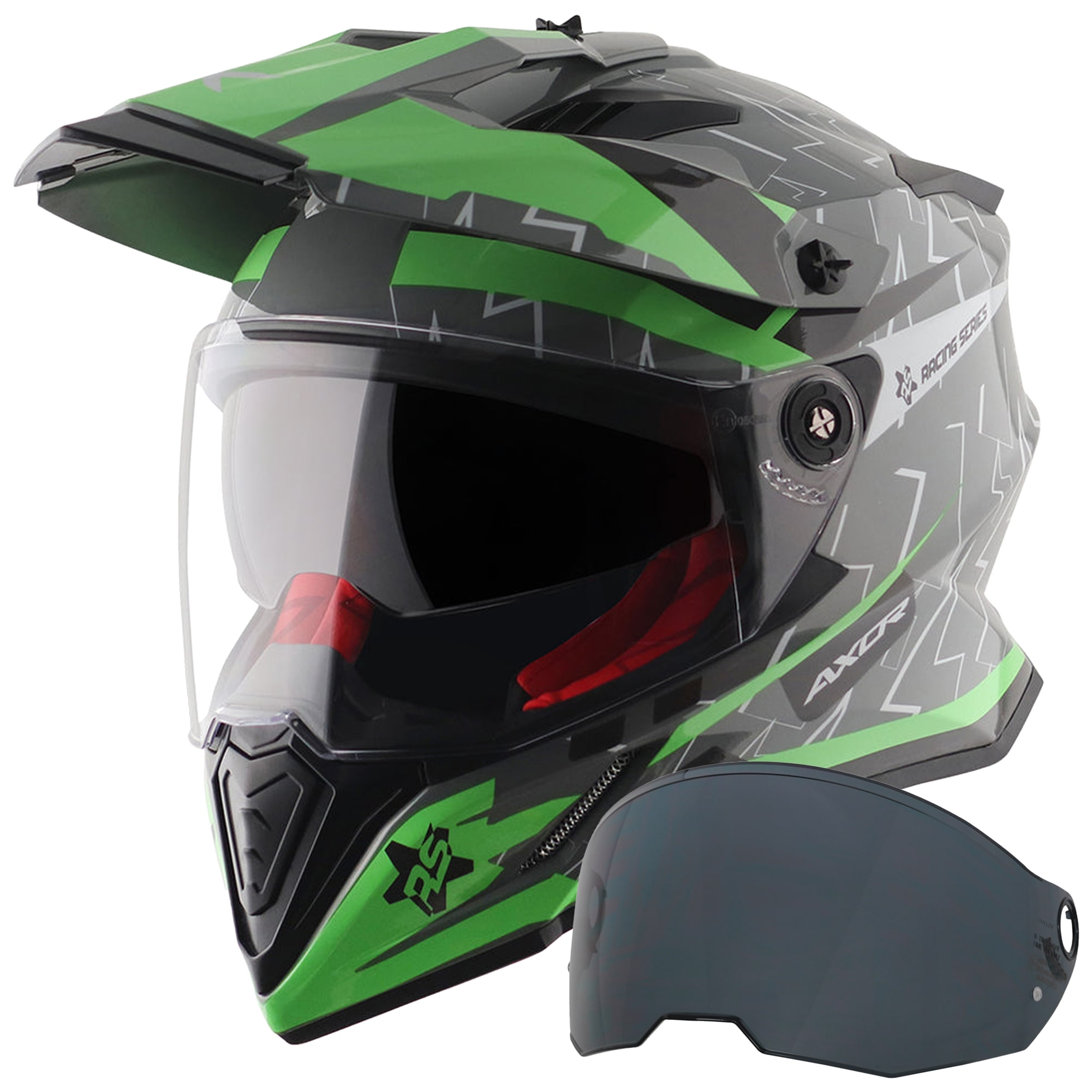 Axor Axor X-Cross Adventure 22.06 - Flash Gloss Grey / Green Graphic