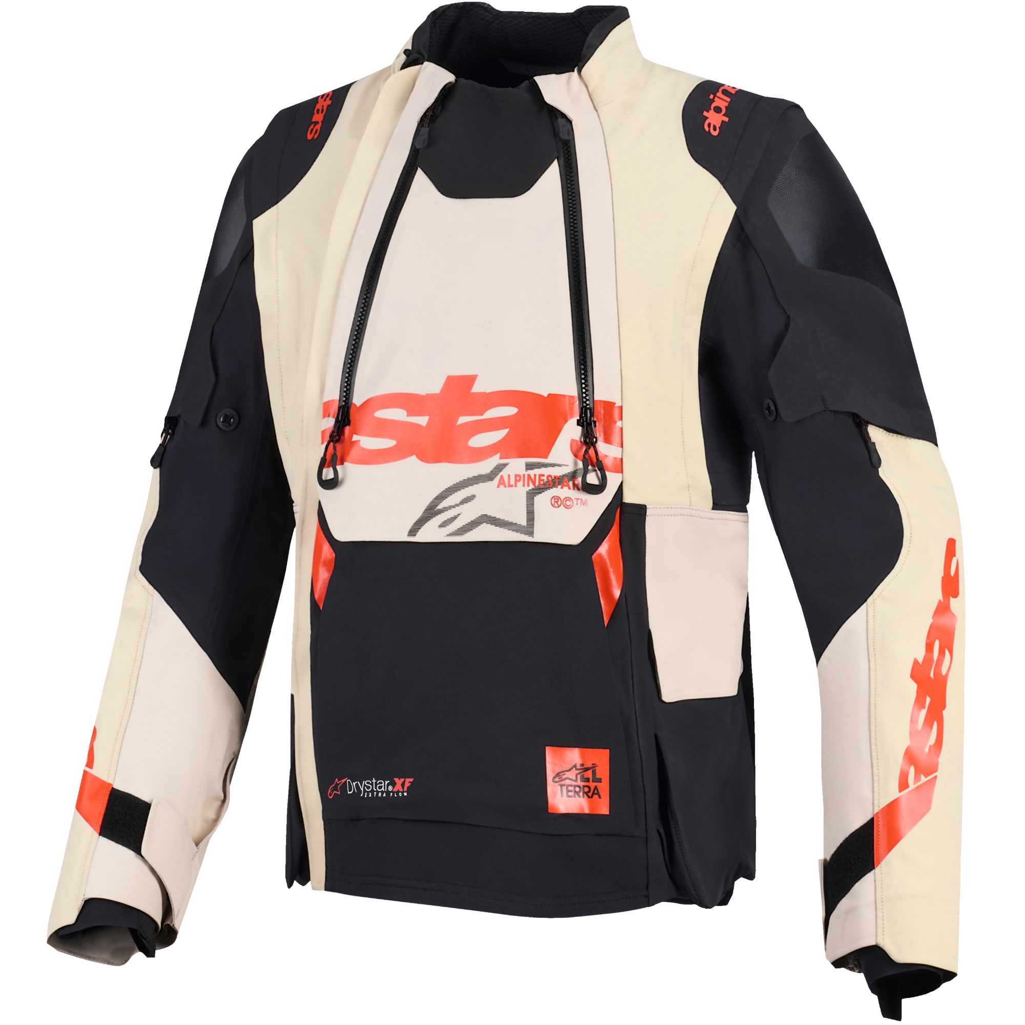 Alpinestars Alpinestars Halo Pro Drystar XF Laminated Textile Jacket - Mastic / Black