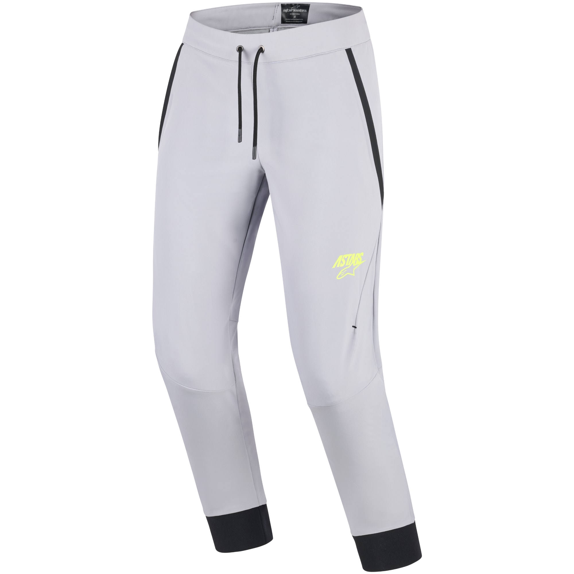 Alpinestars Alpinestars Aeroshell Textile Trousers - Mid Grey / Fluo Yellow