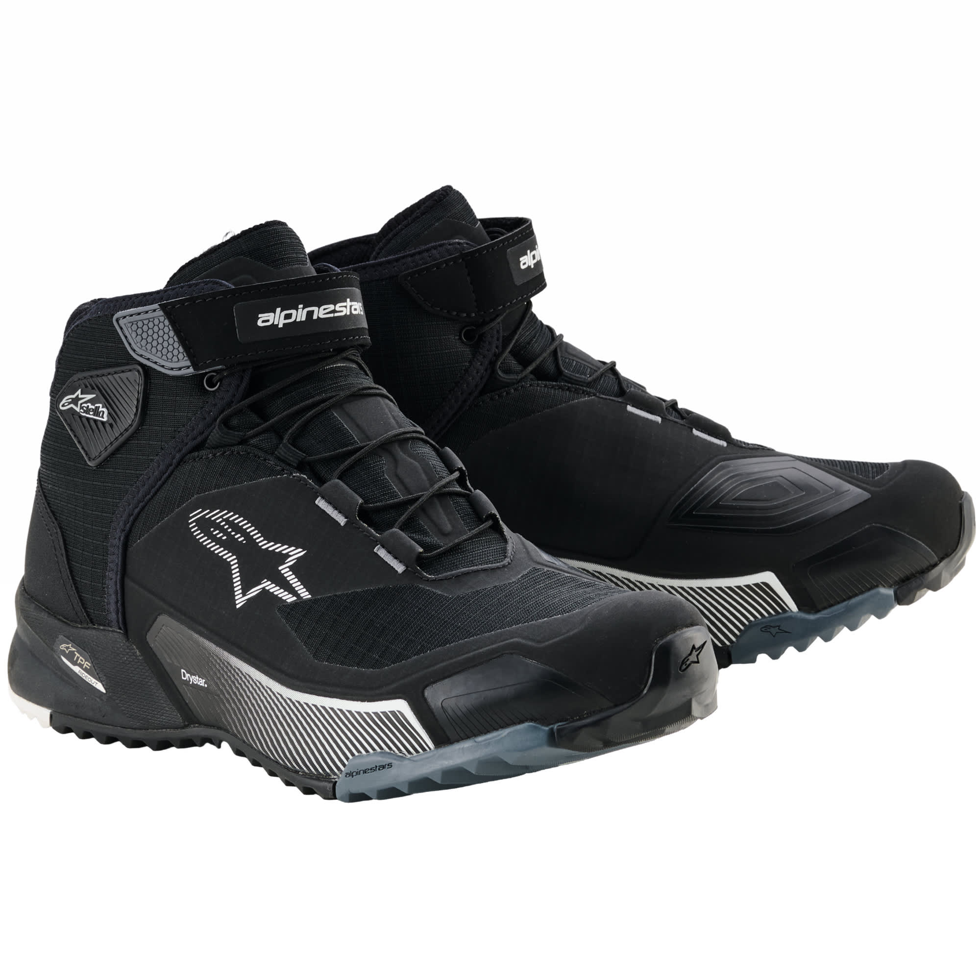 Alpinestars Alpinestars Stella CR-X Drystar Riding Shoes - Black / Dark Grey / White