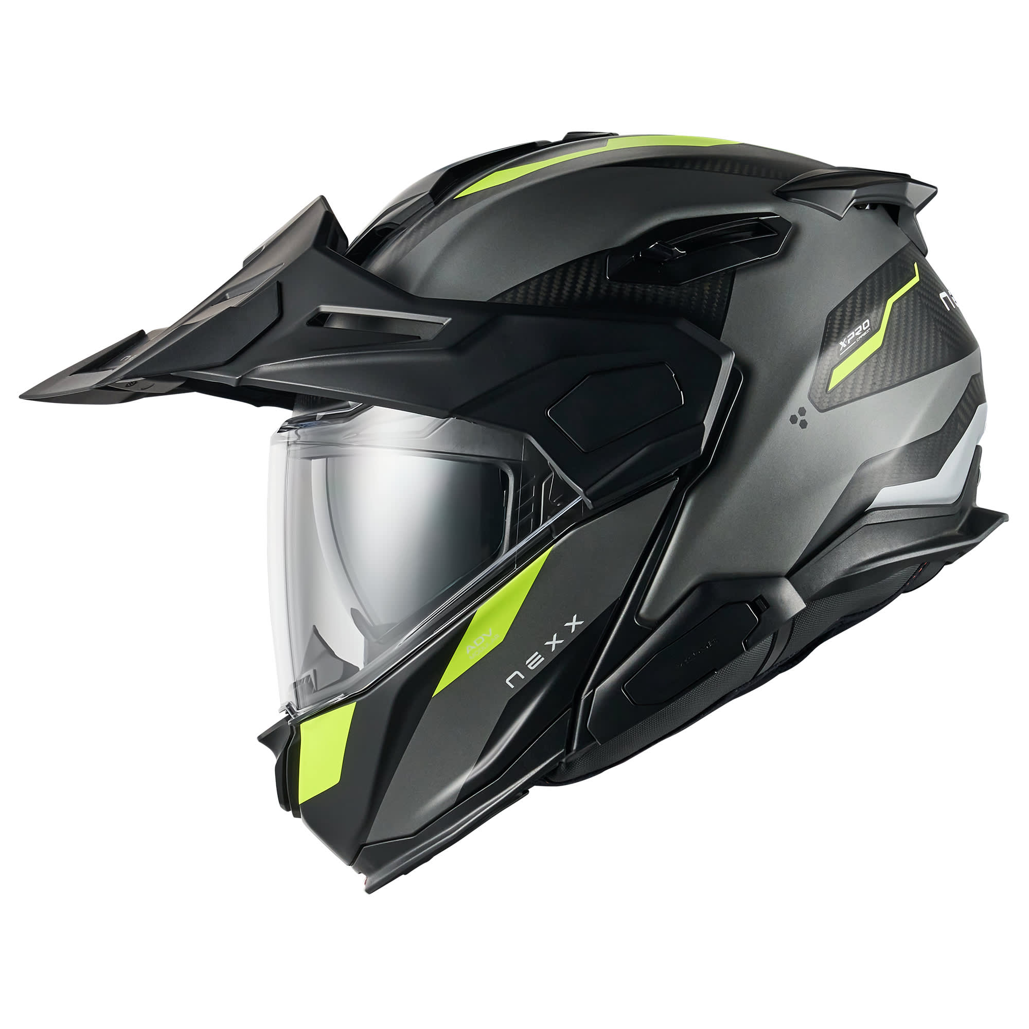 Nexx Nexx X.Lifecountry Carbon - Terra Matt Grey / Neon