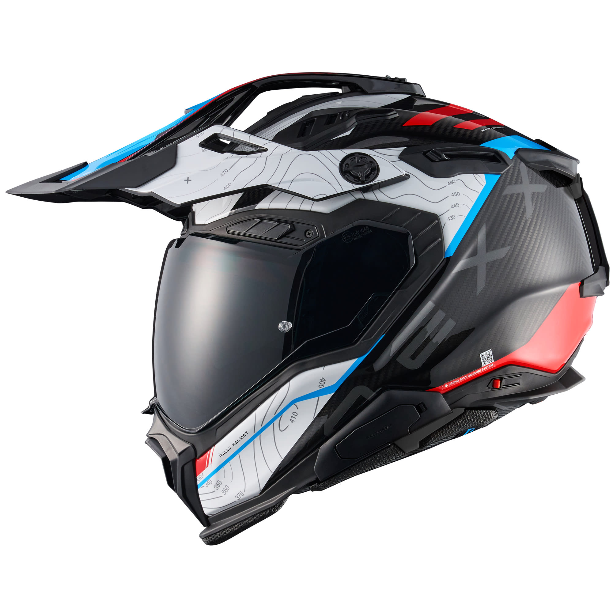 Nexx Nexx X.WED3 Carbon - Furka Matt Red / Blue