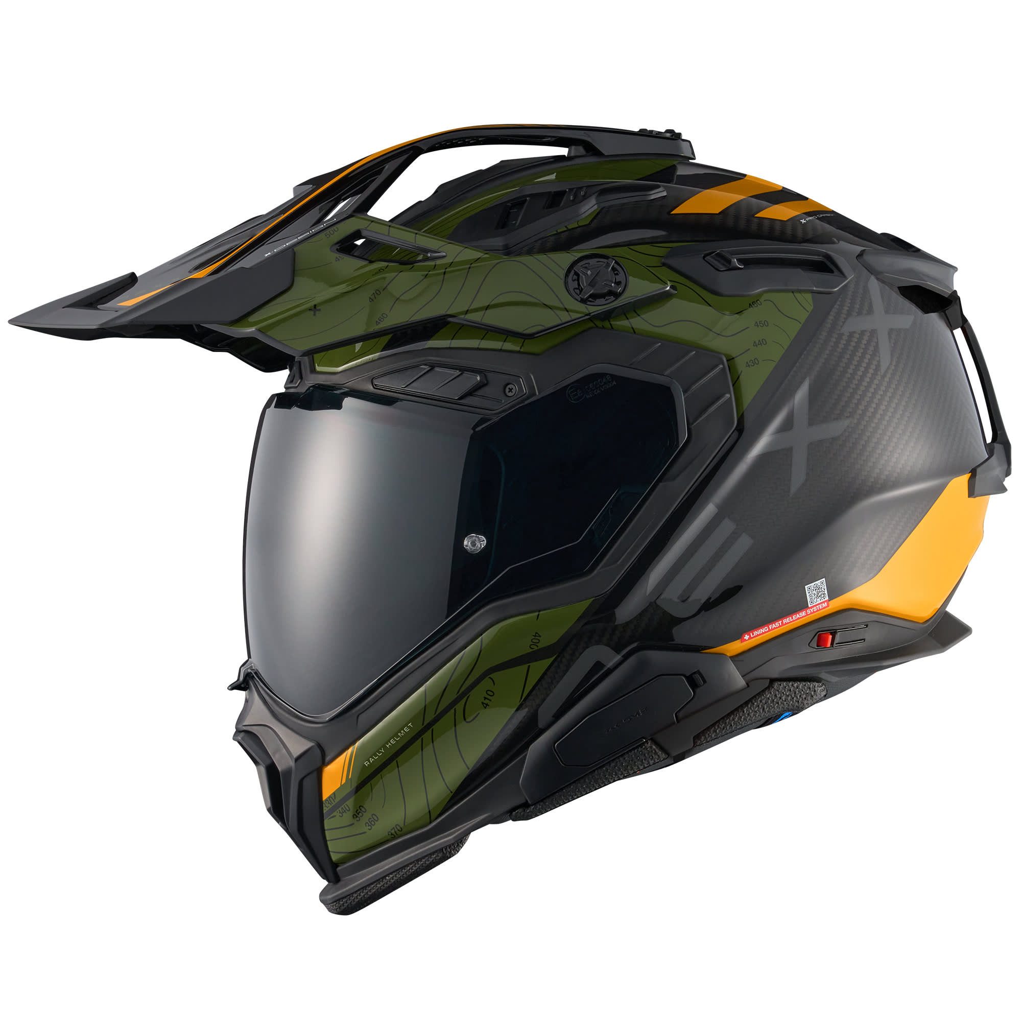 Nexx Nexx X.WED3 Carbon - Furka Green / Yellow