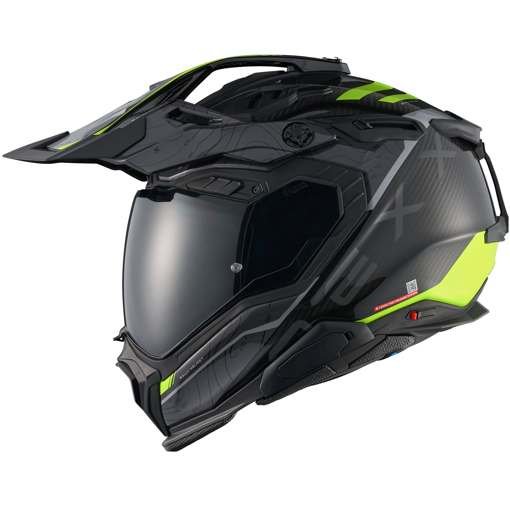 Nexx Nexx X.WED3 Carbon - Furka Grey / Neon