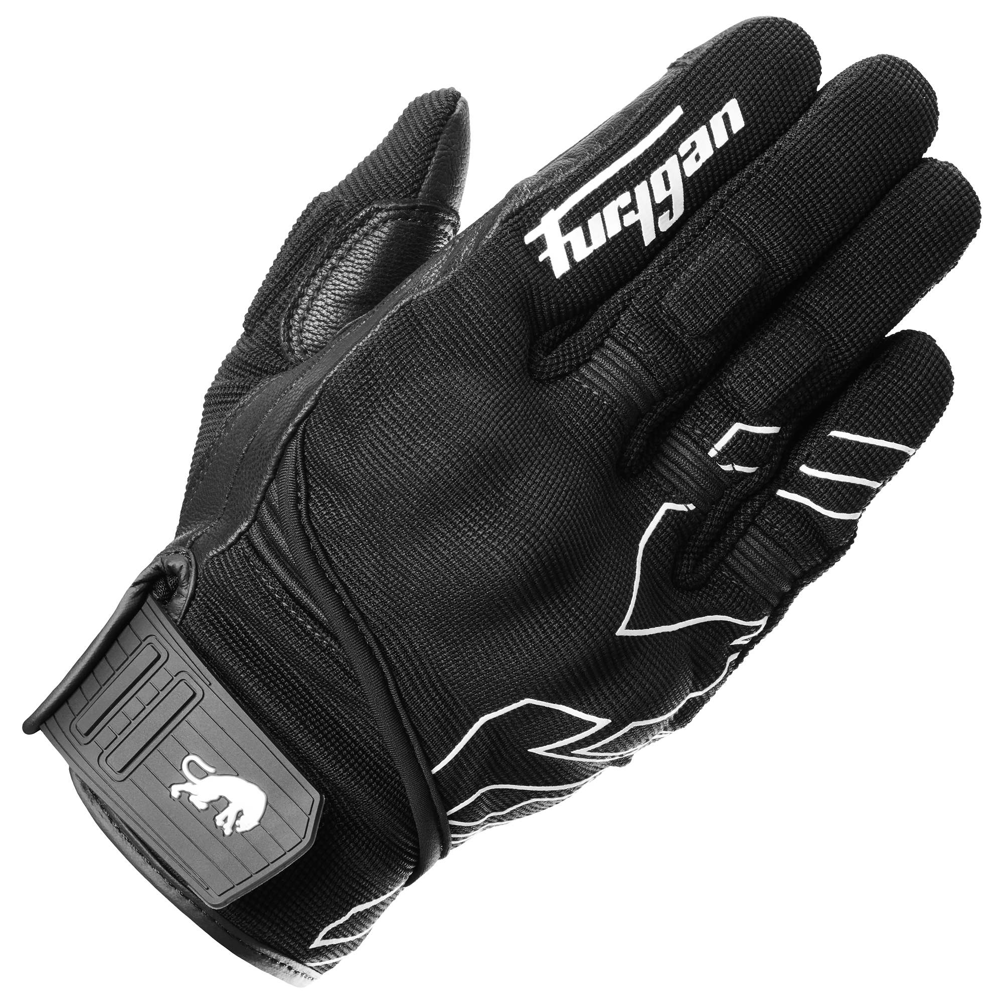 Furygan Furygan Jet Neon D3O® Textile Gloves - Black / White