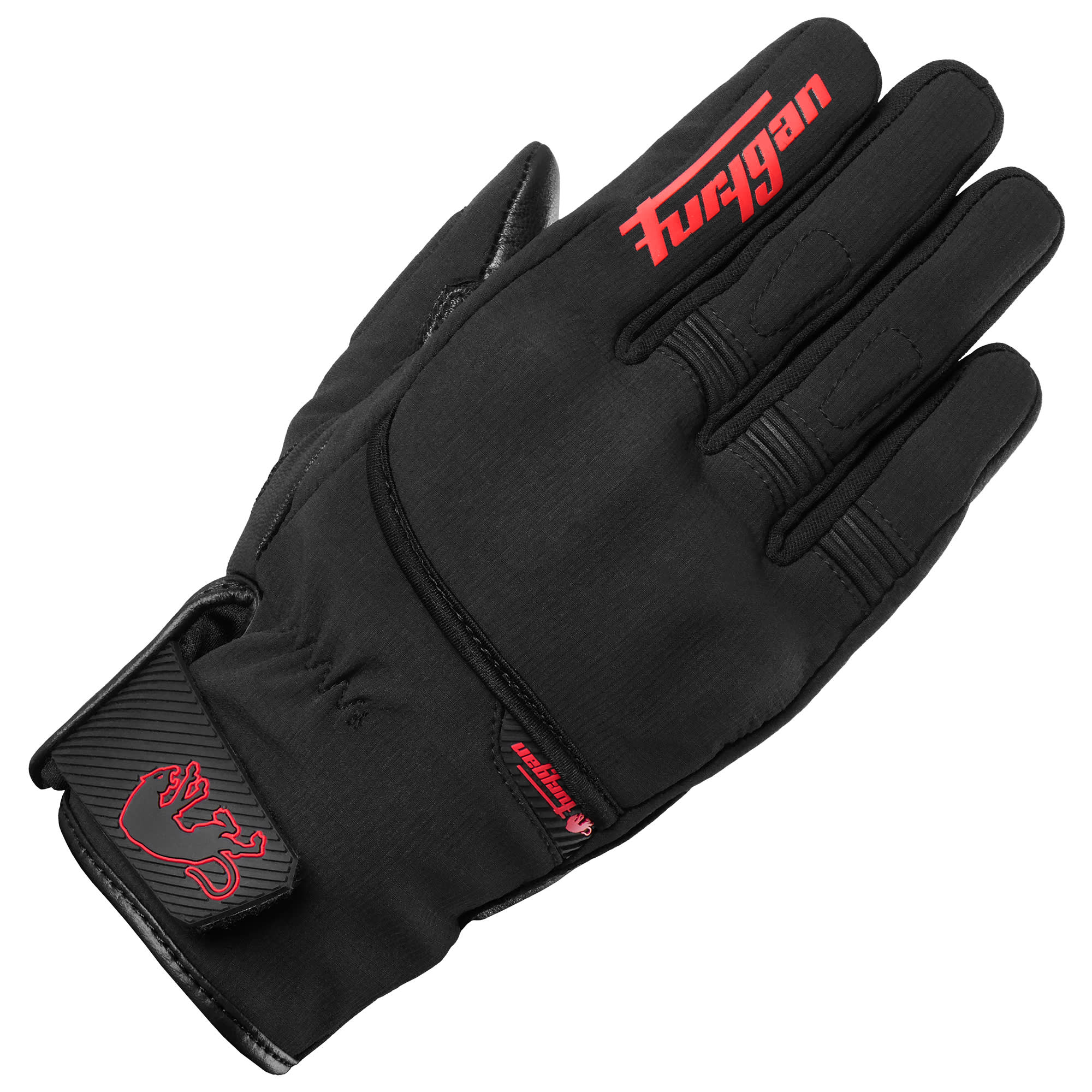 Furygan Furygan Jet All Seasons D3O® Evo Textile Gloves - Black / Red