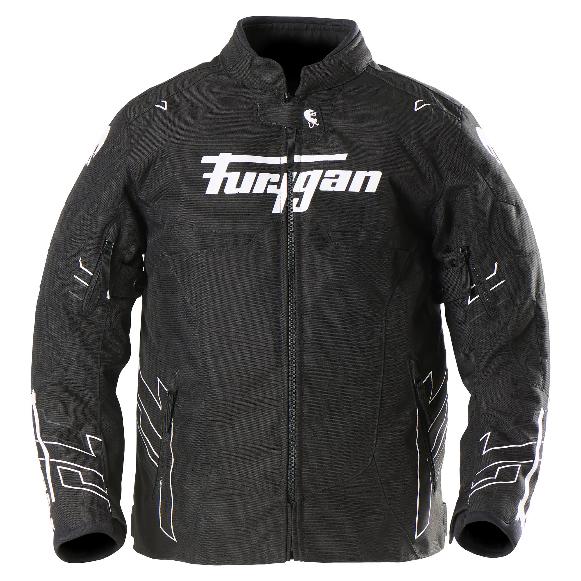 Furygan Furygan Neon Kid Textile Jacket - Black / White / Anthracite